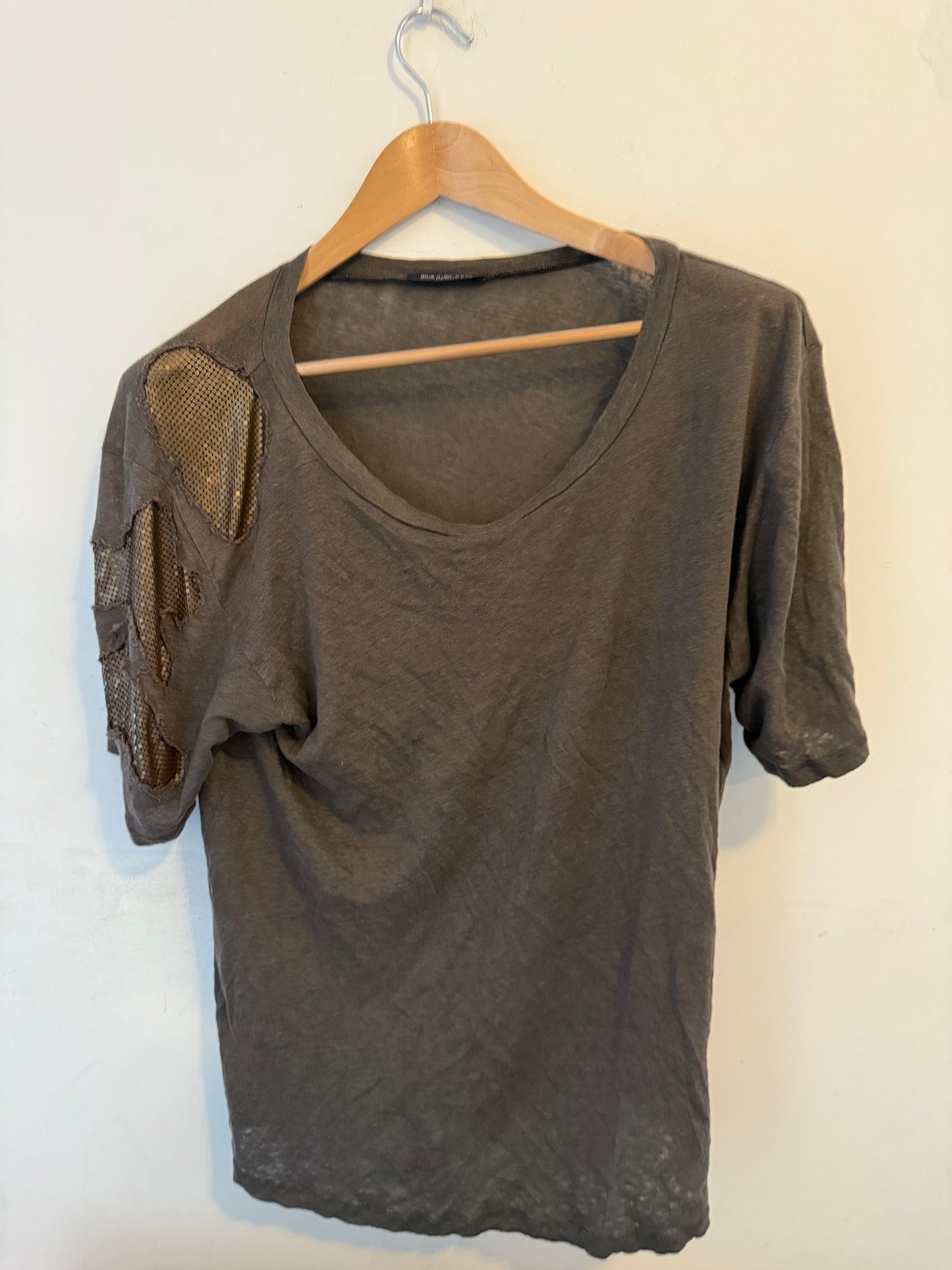 Balmain decarnin era armor mesh shirt size 42