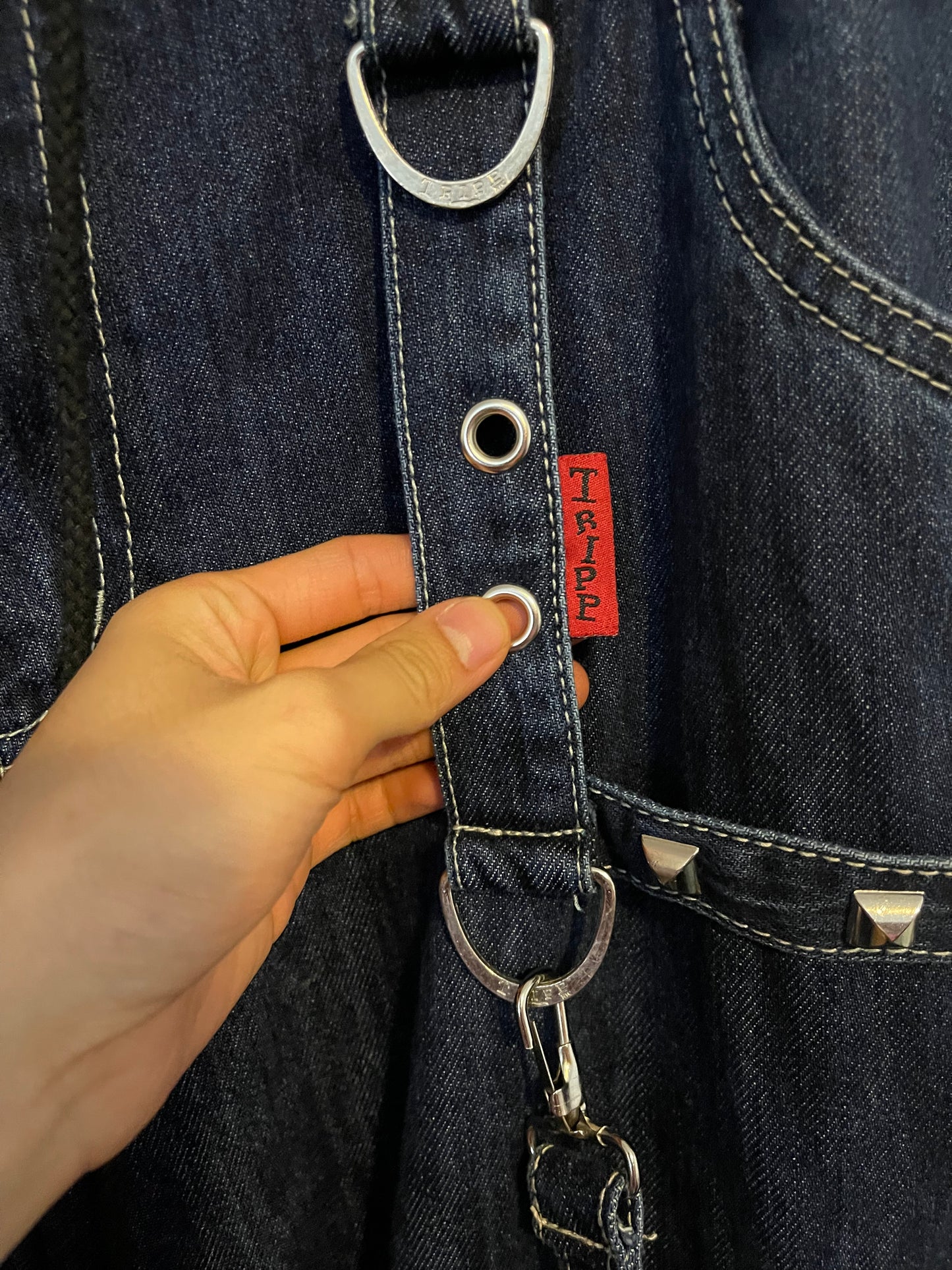 Tripp NYC denim raver pants