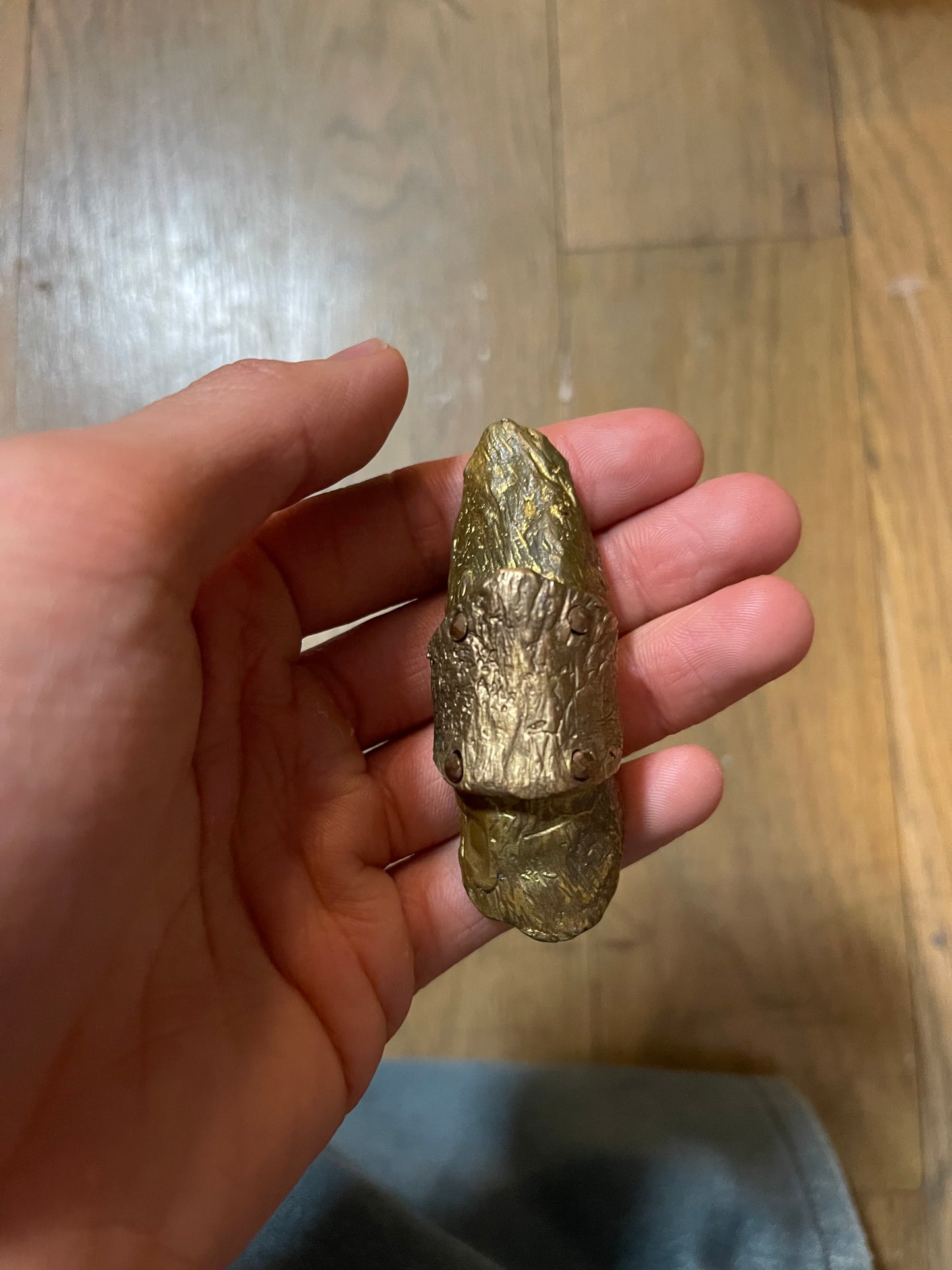 Rick Owens bronze armor hun ring