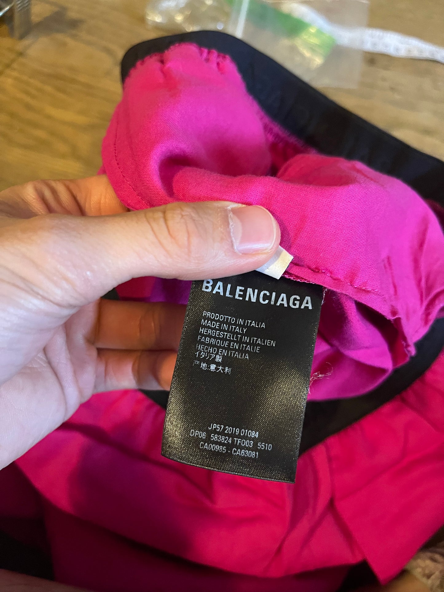 Balenciaga viscose pants