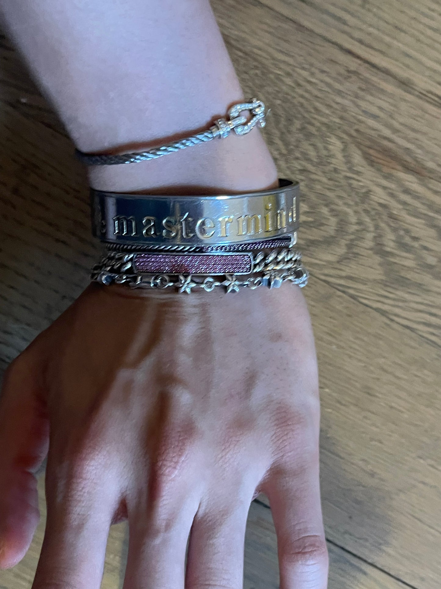 Mastermind silver 925 bangle