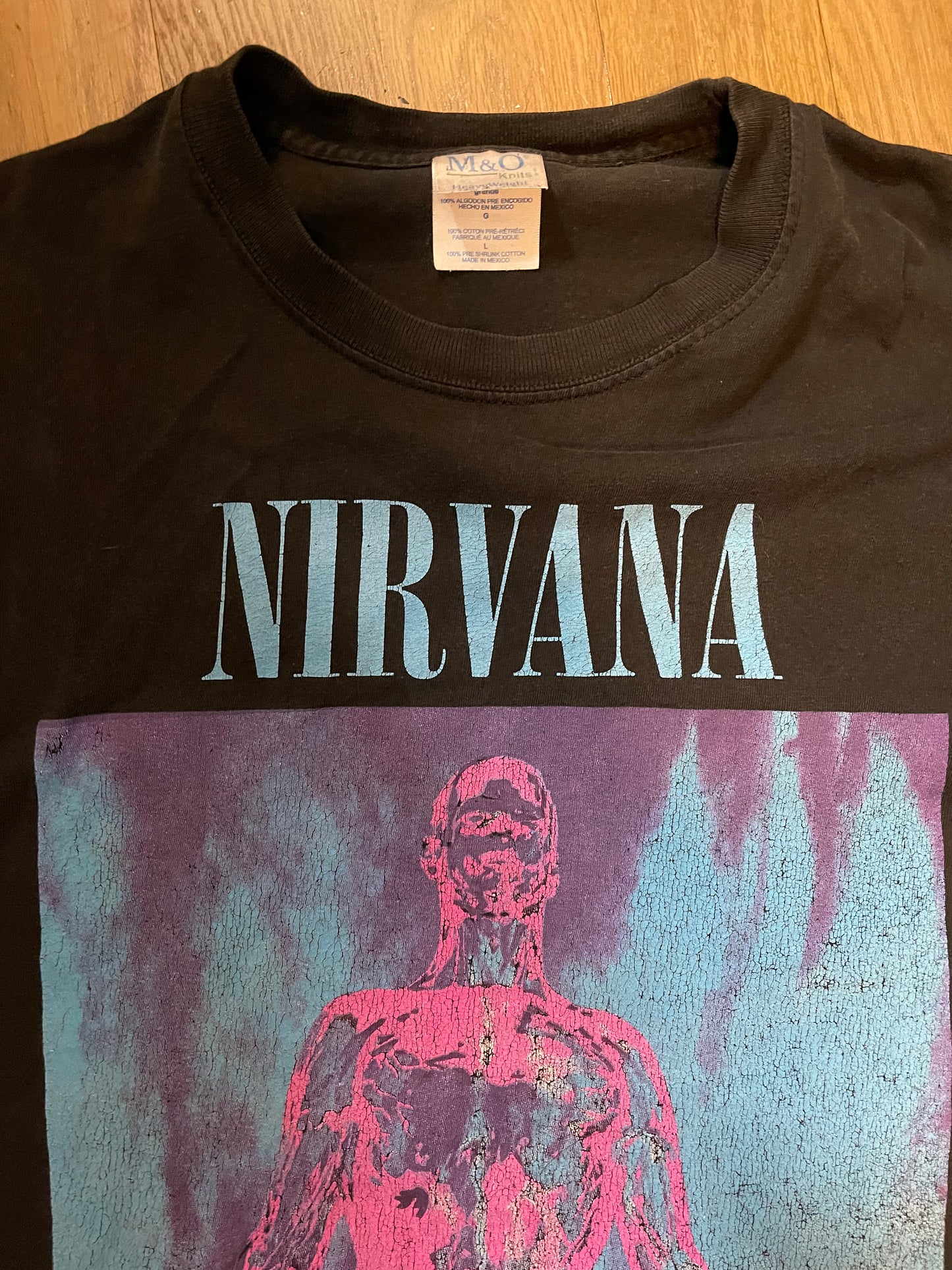 Nirvana silver shirt 2000’s