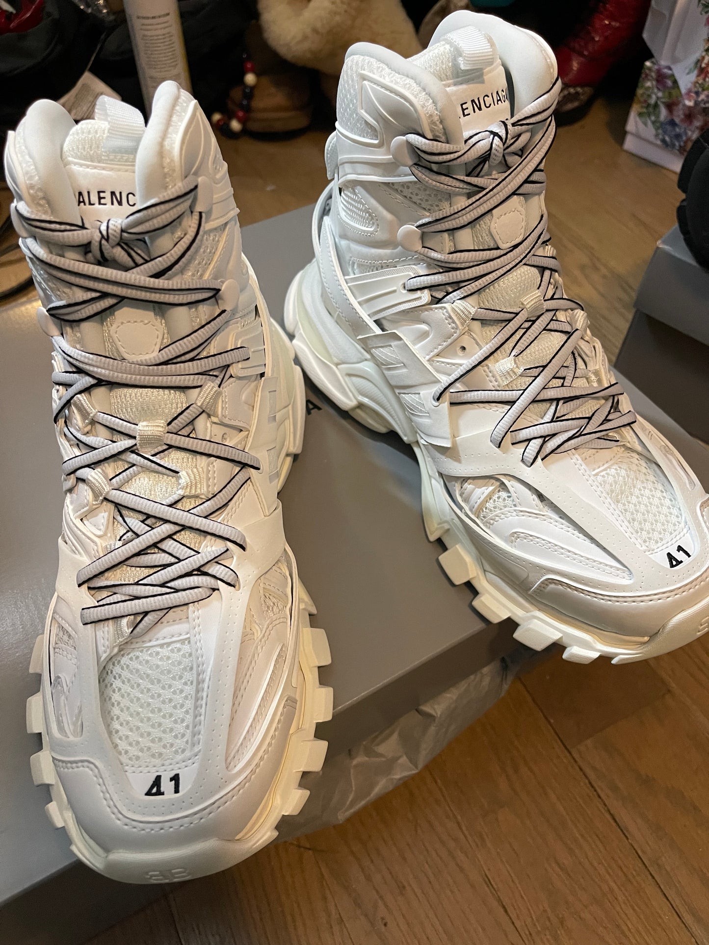 Balenciaga track hike sneaker boots size 41