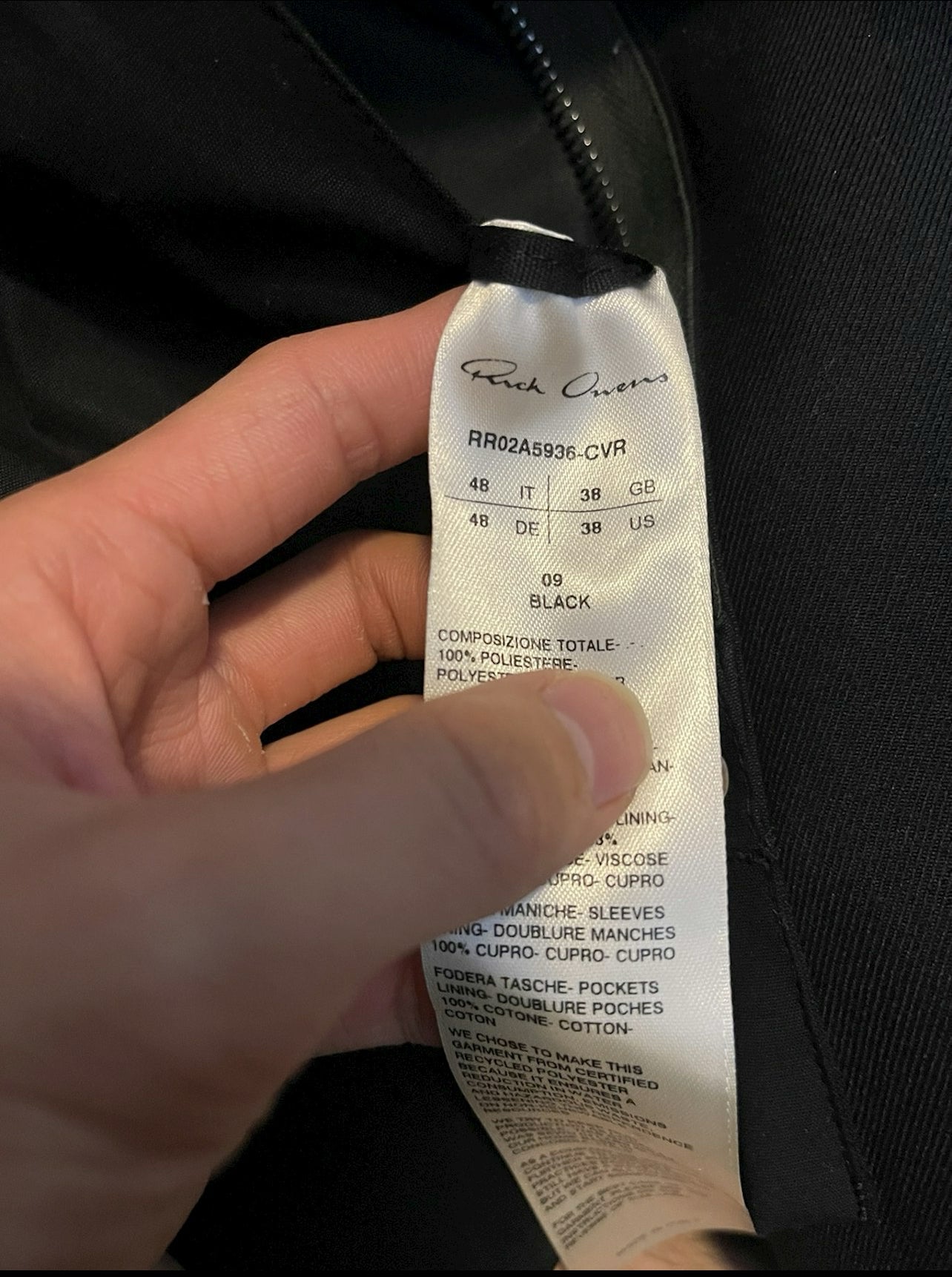 Rick Owens jumbo tatlin