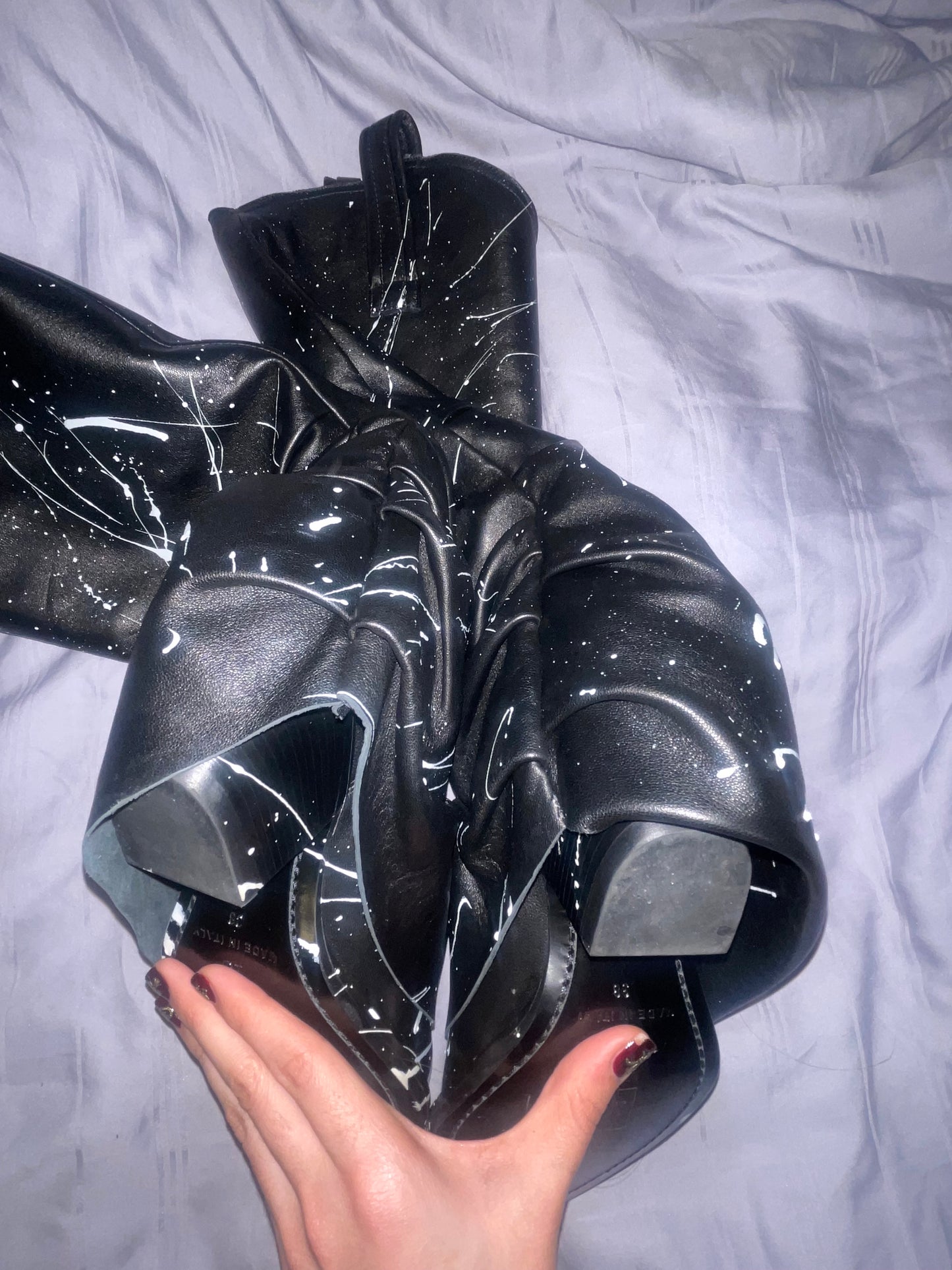 R13 sleeve cowboy boots