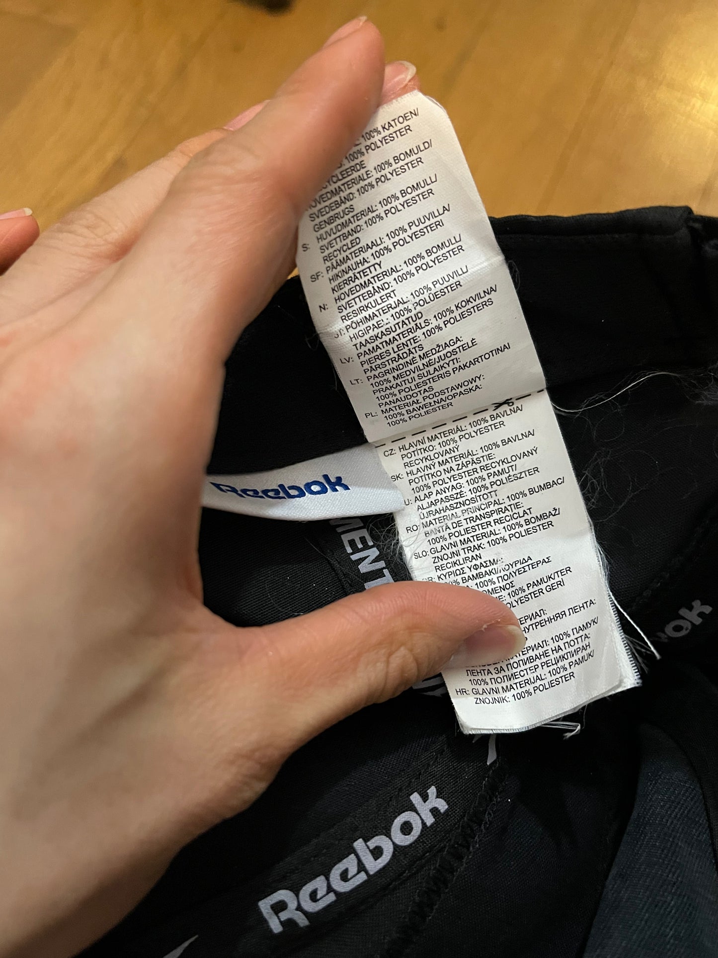 Vetements Reebok AW17 reconstructed hat