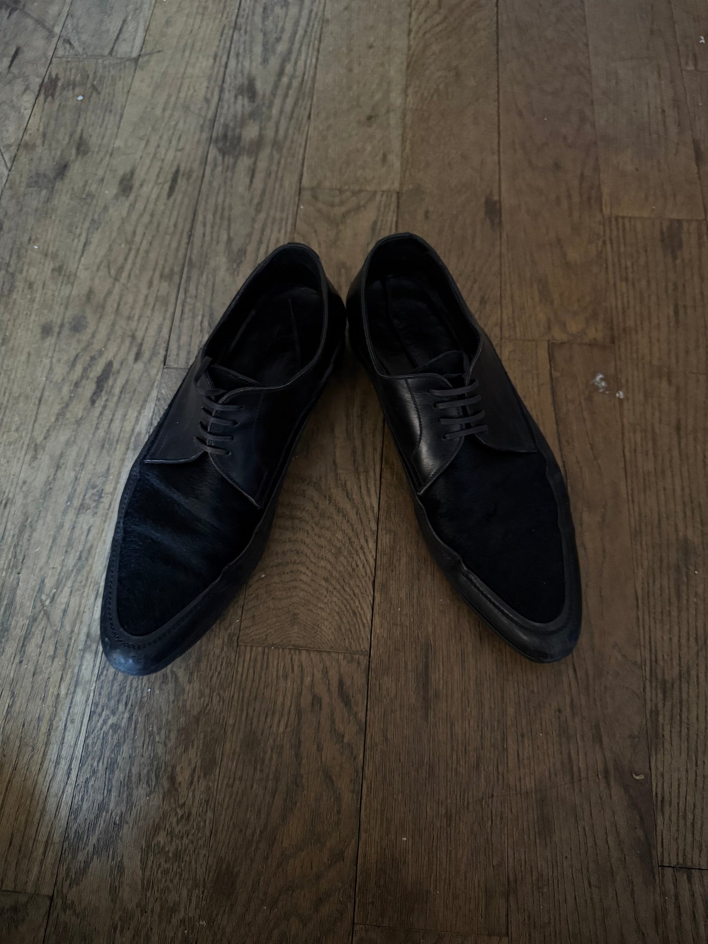 Dior Homme 05AW pony hair derby