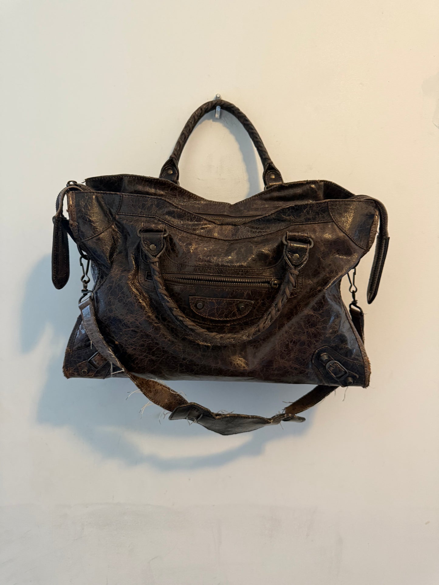 Balenciaga citi motorcycle bag