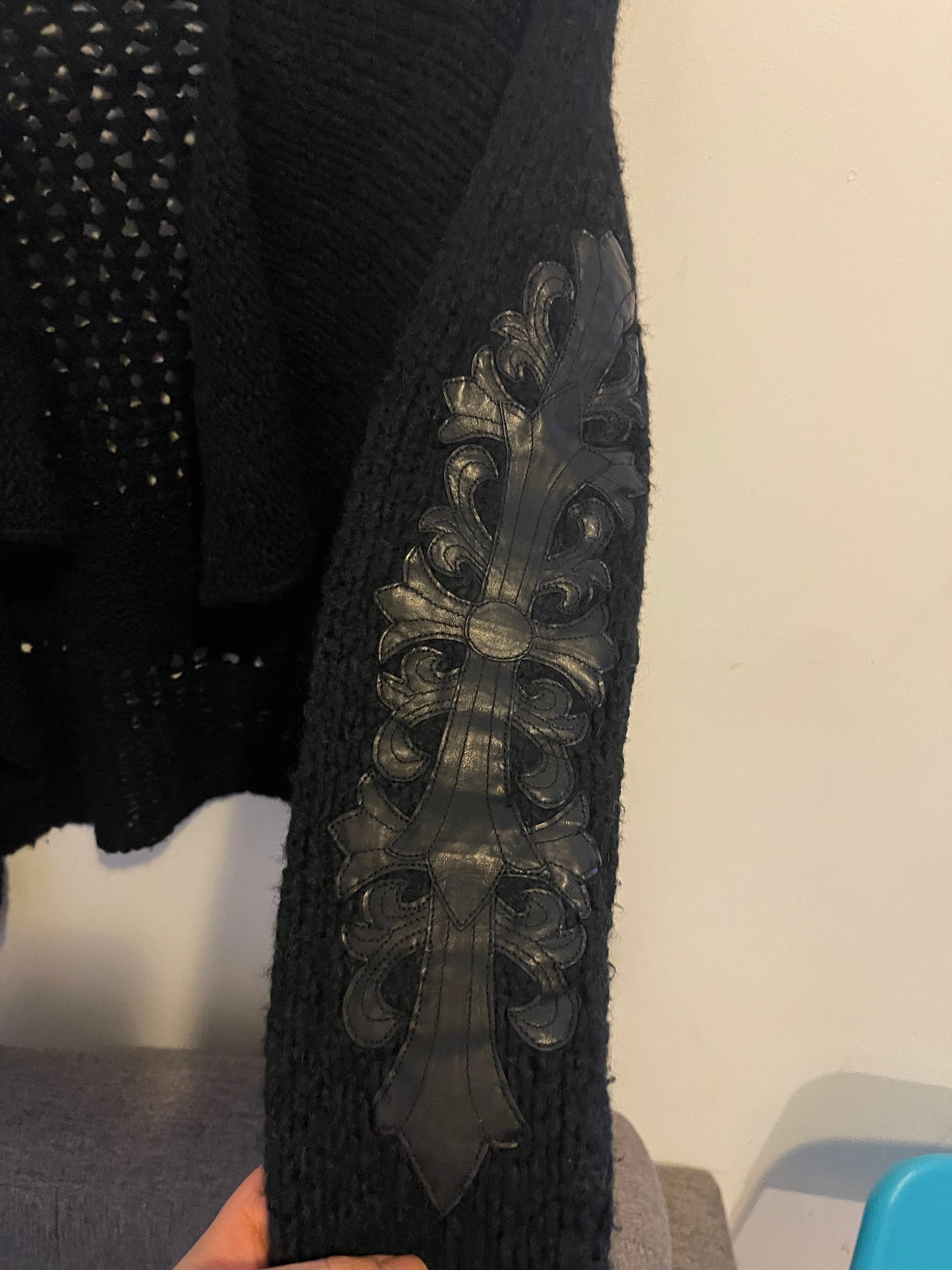 Rick Owens chrome hearts aw14 moody cardigan