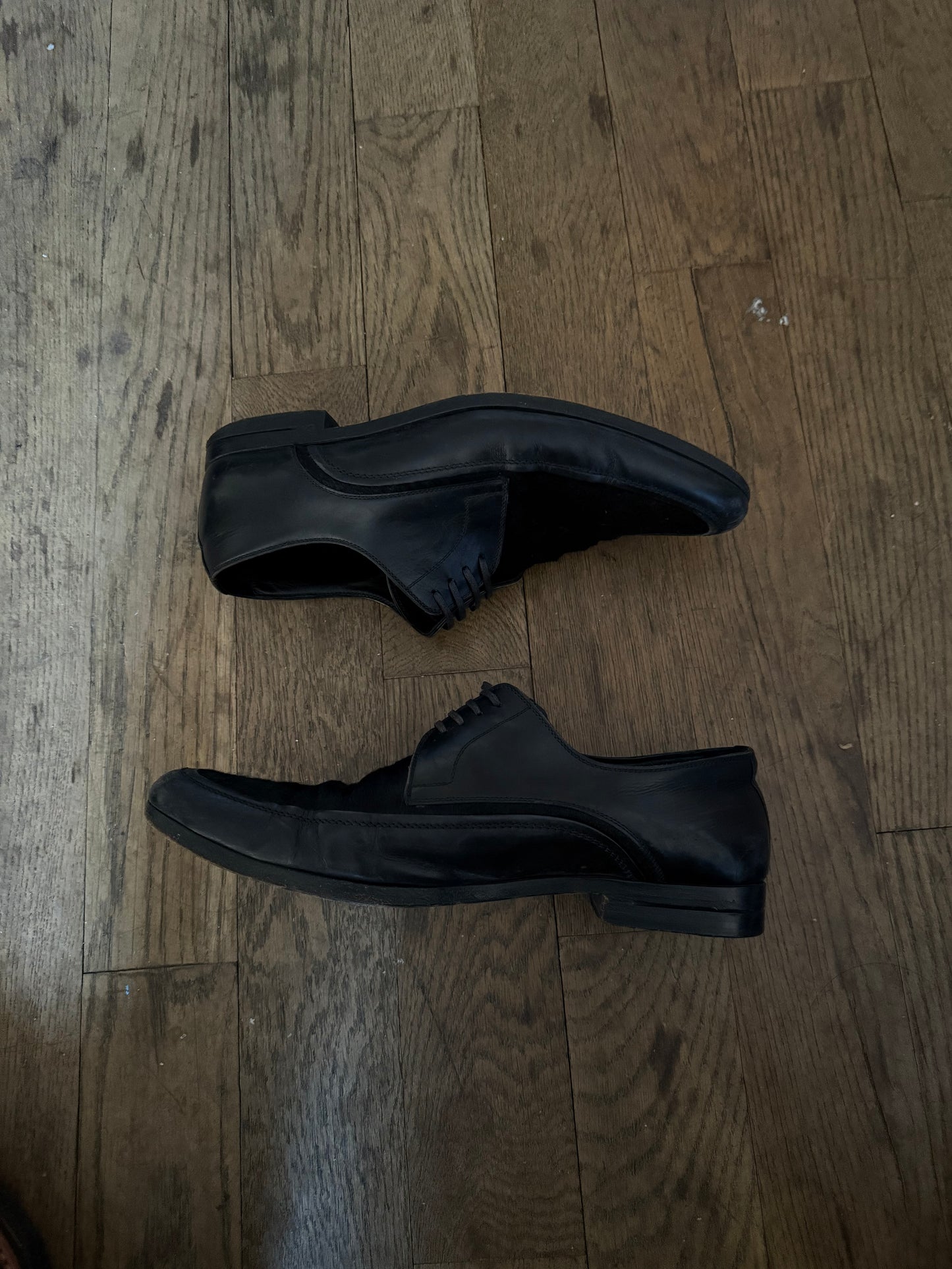 Dior Homme 05AW pony hair derby