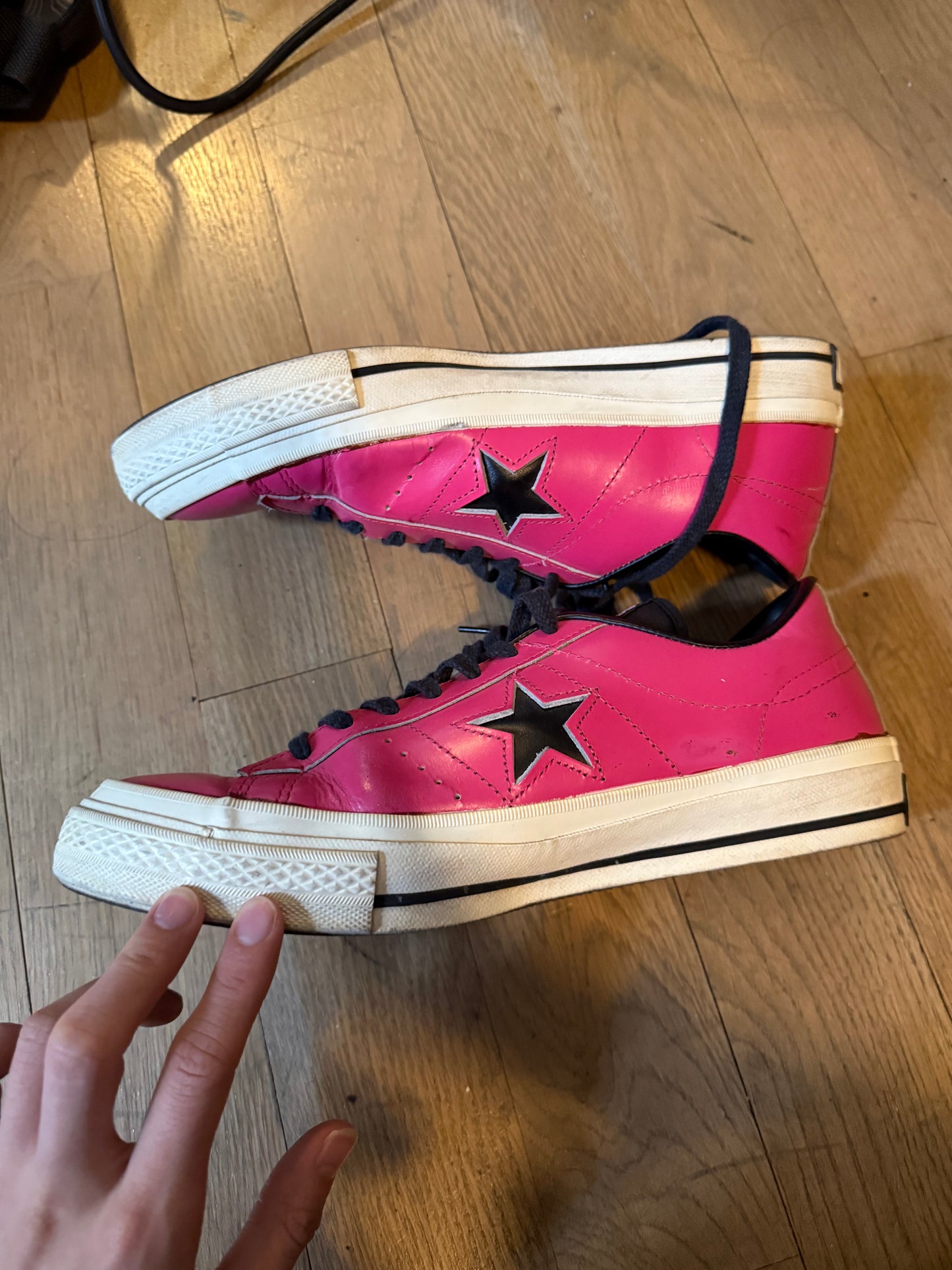 Converse made in the US pink sneakers