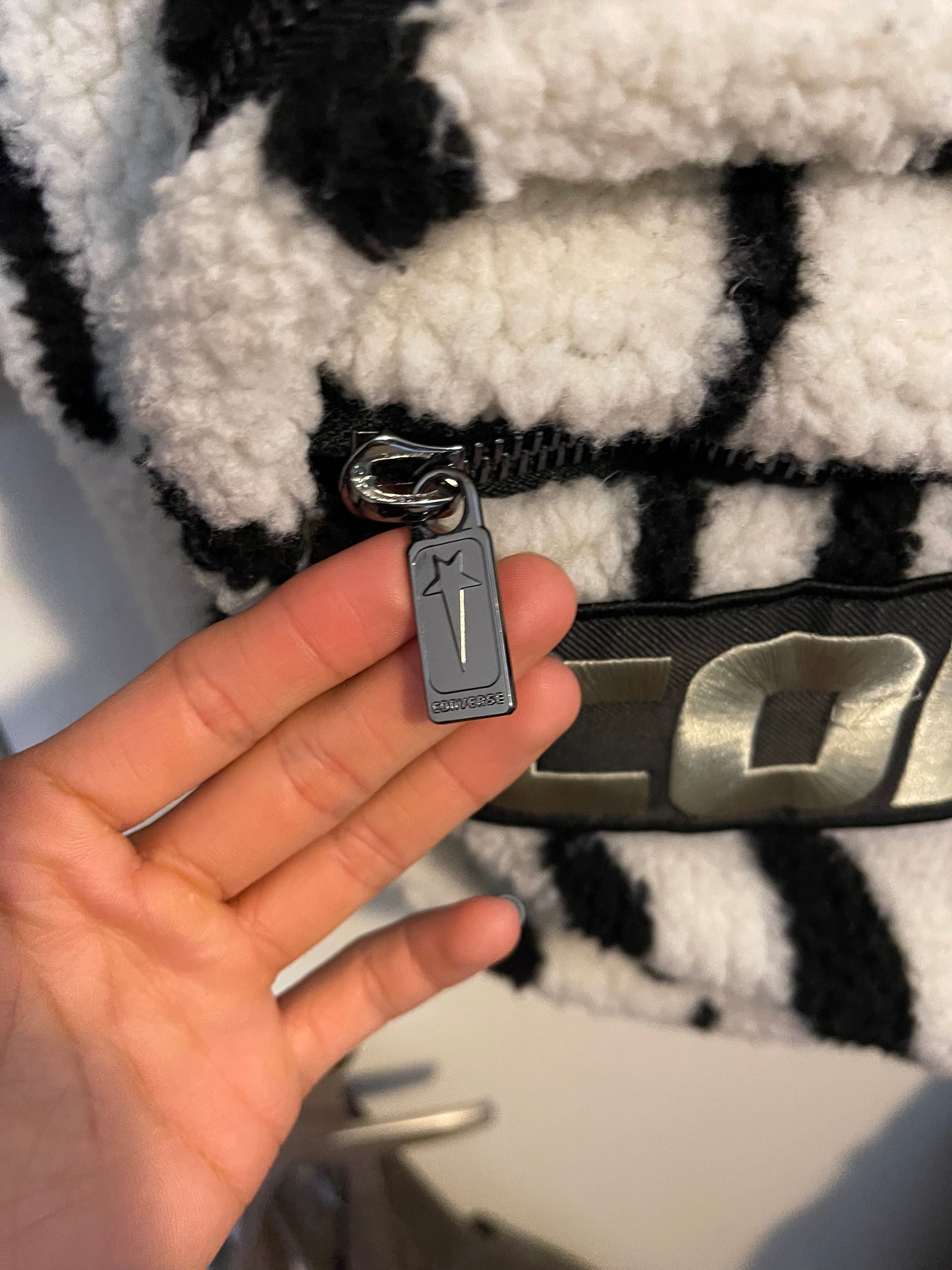 Rick Owens drkshdow oversized zebra backpack