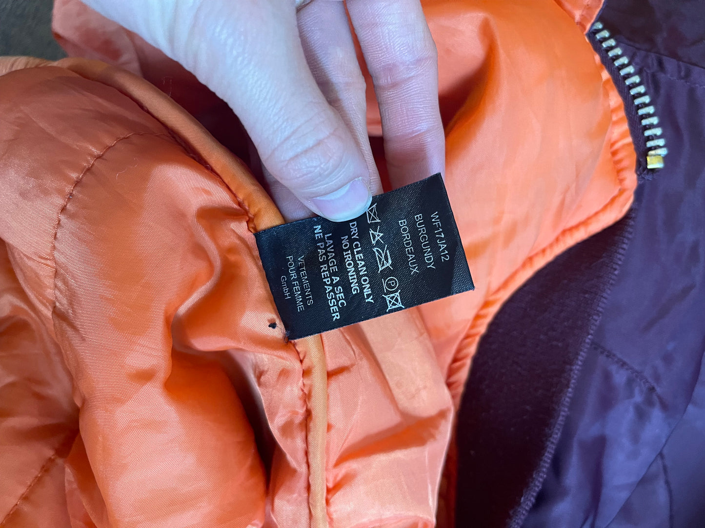 Vetements reconstructed oversized aw17 bomber