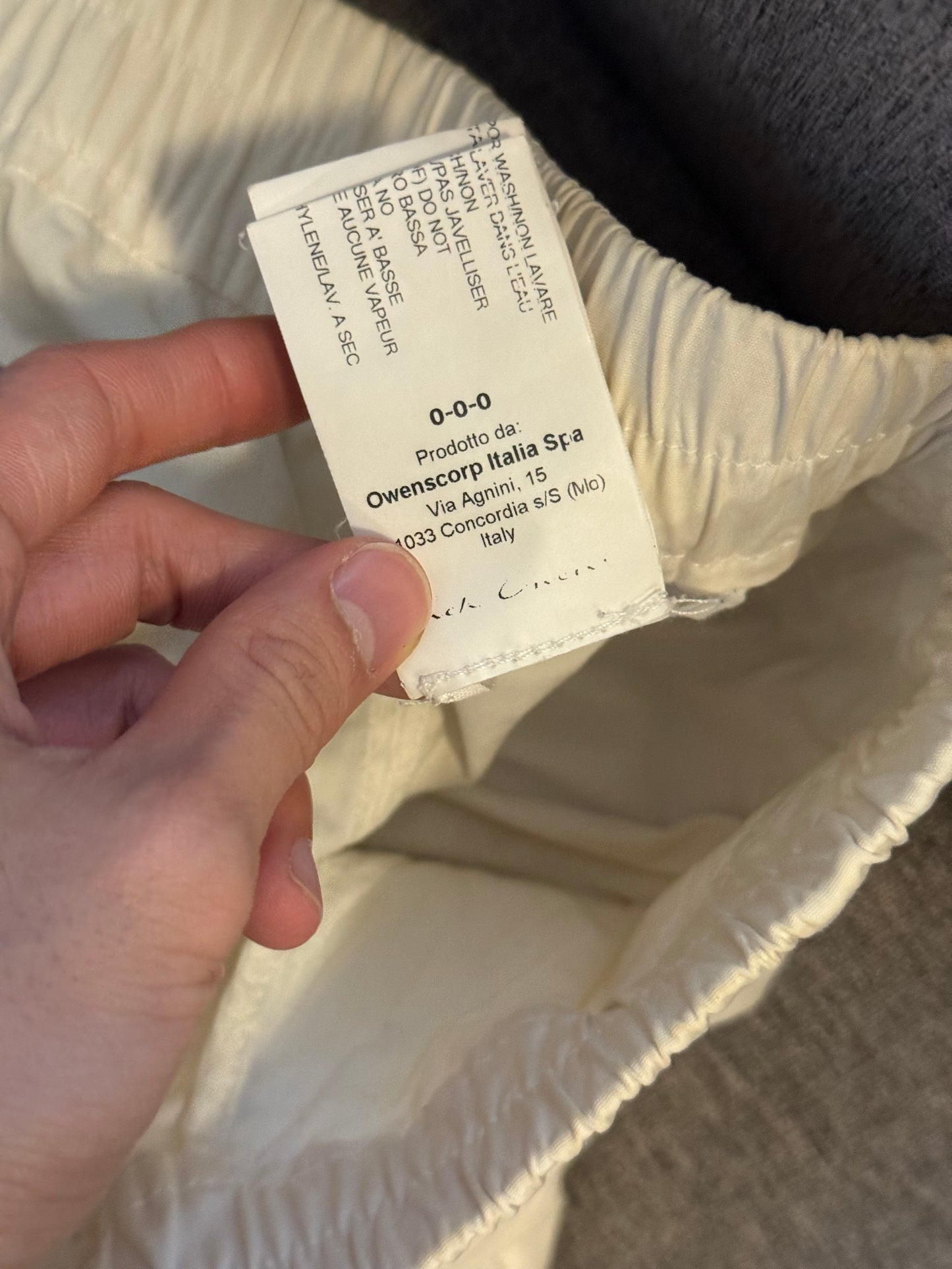 Rick Owens walrus pannier shorts