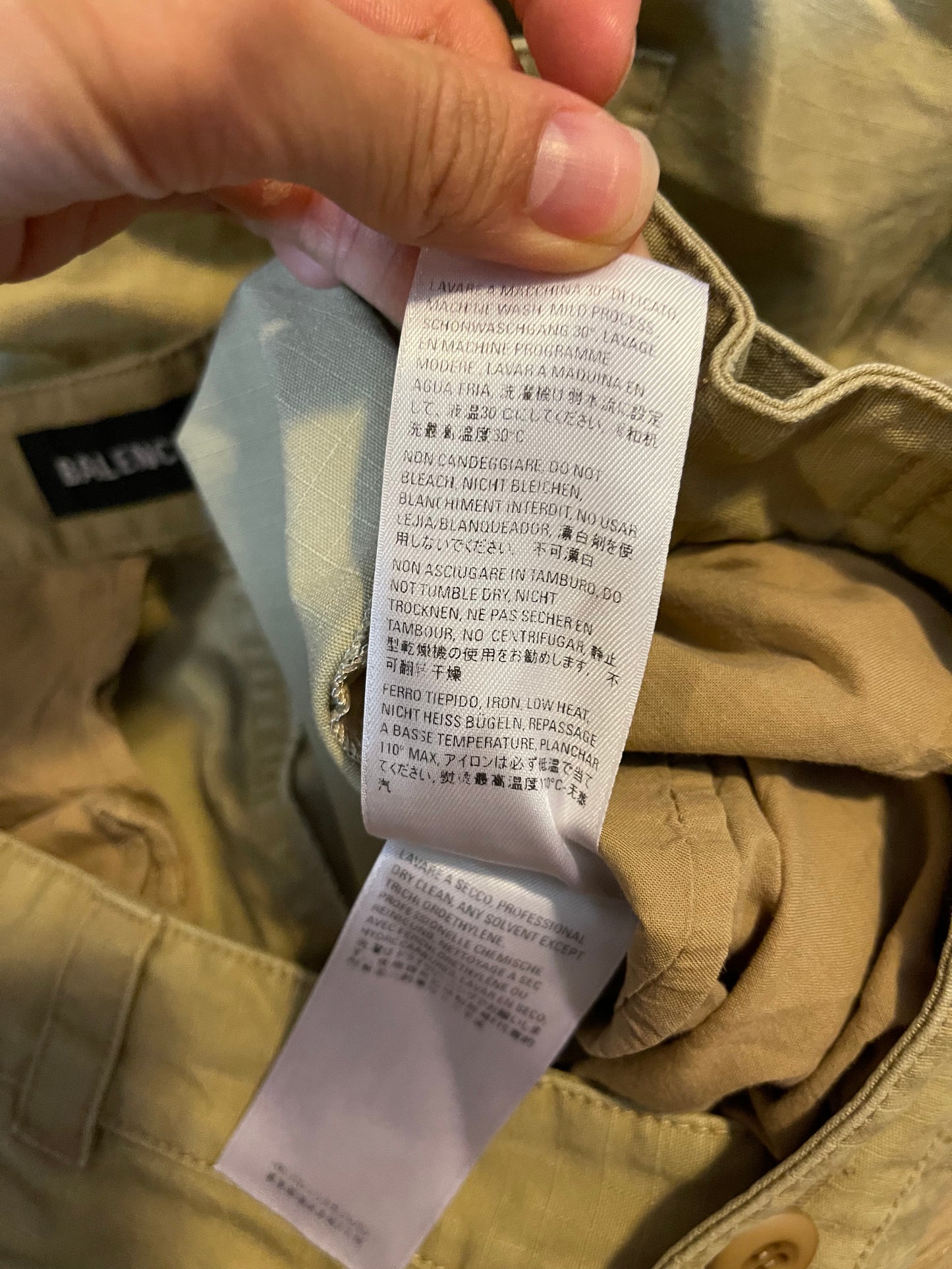 Balenciaga SS20 convertible multi pocket cargo pants