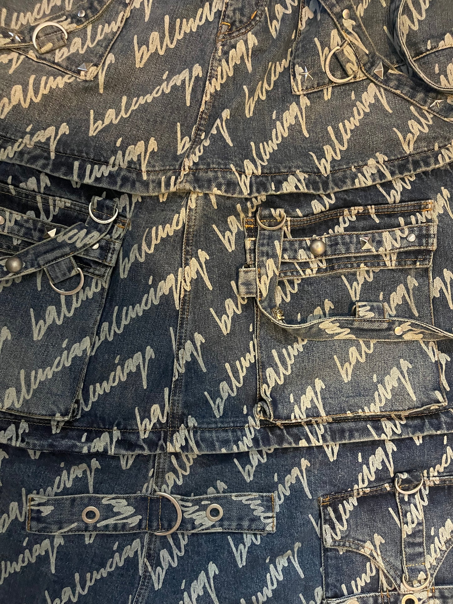 Balenciaga resort clones 22 maxi raver skirt