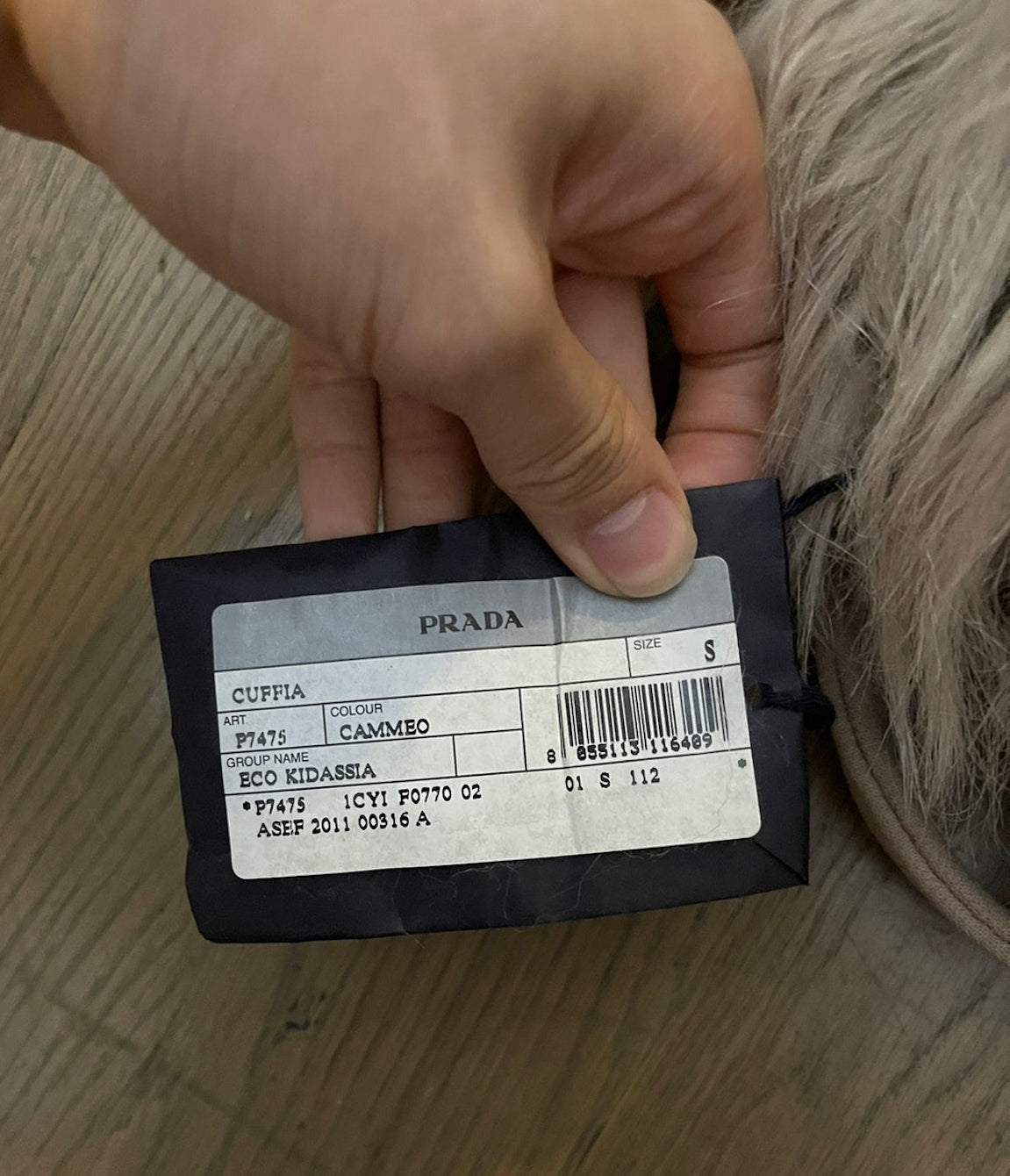 Prada FW11 eskimo hat