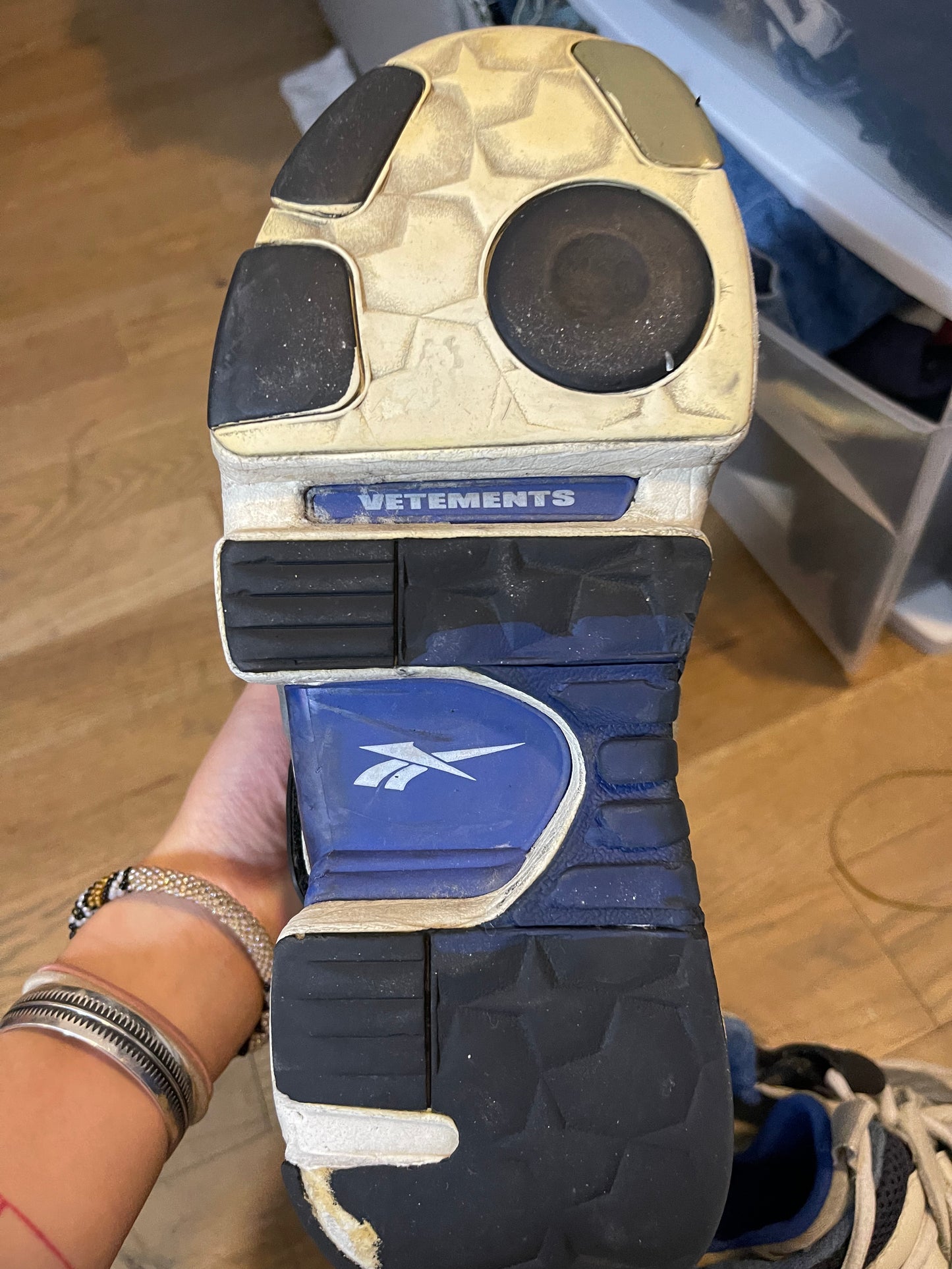 Vetements Reebok genetic modified sneakers