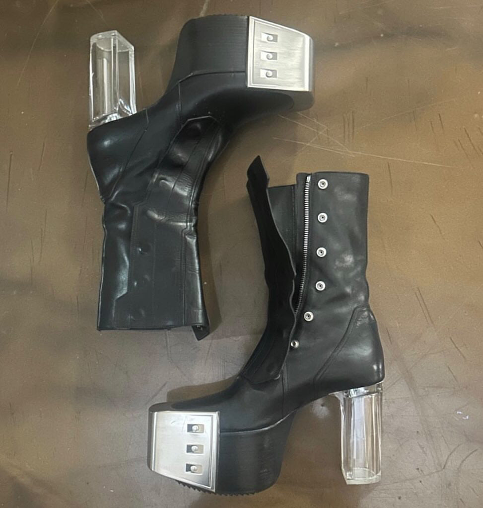 Rick Owens moto kiss boots