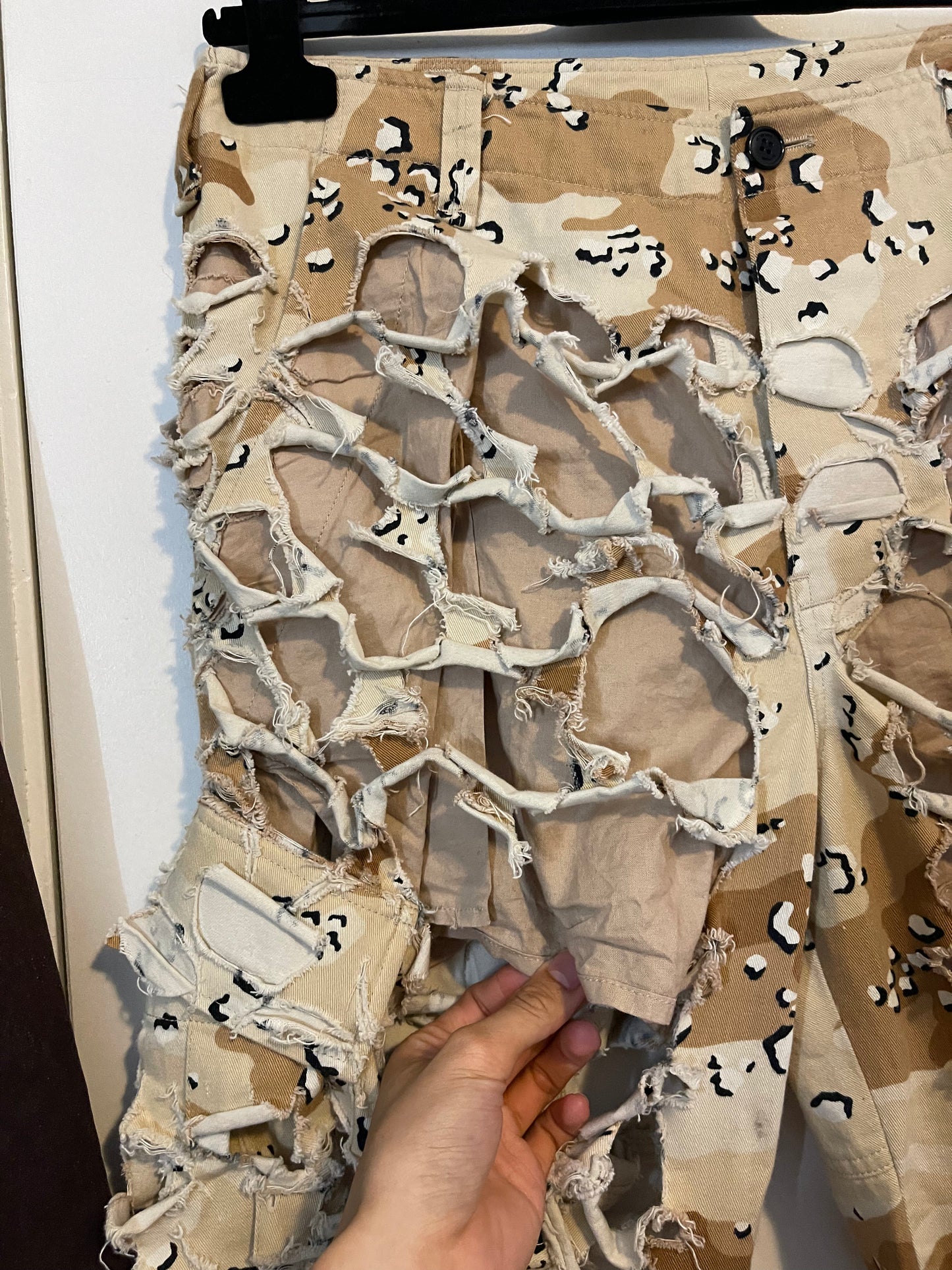 Vetements AW18 laser cut pants