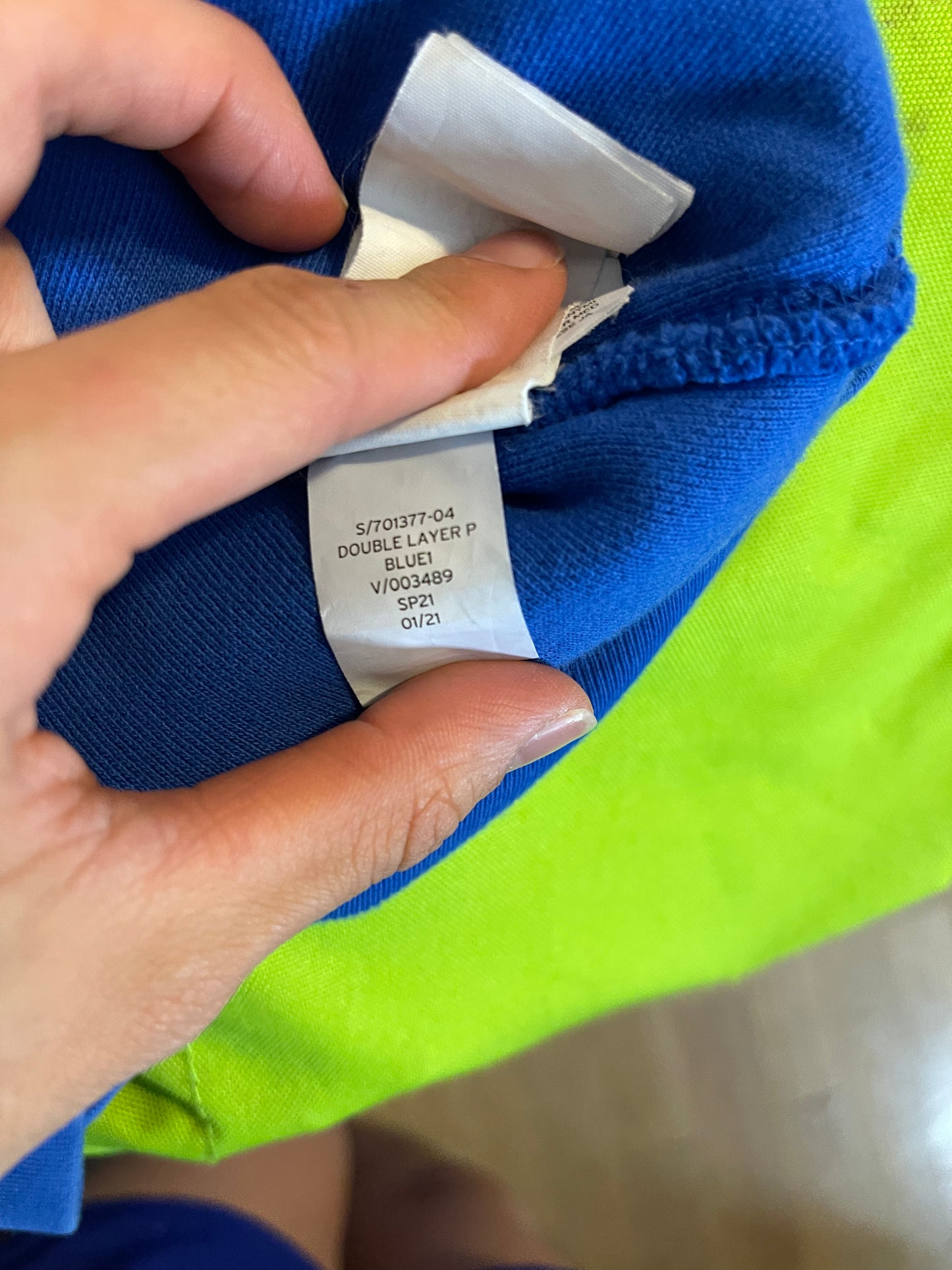Yeezy gap cropped blue hoodie