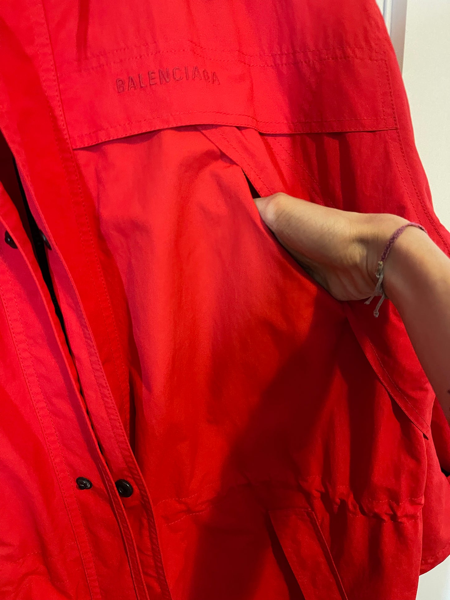 Balenciaga SS21 multi zip parka jacket