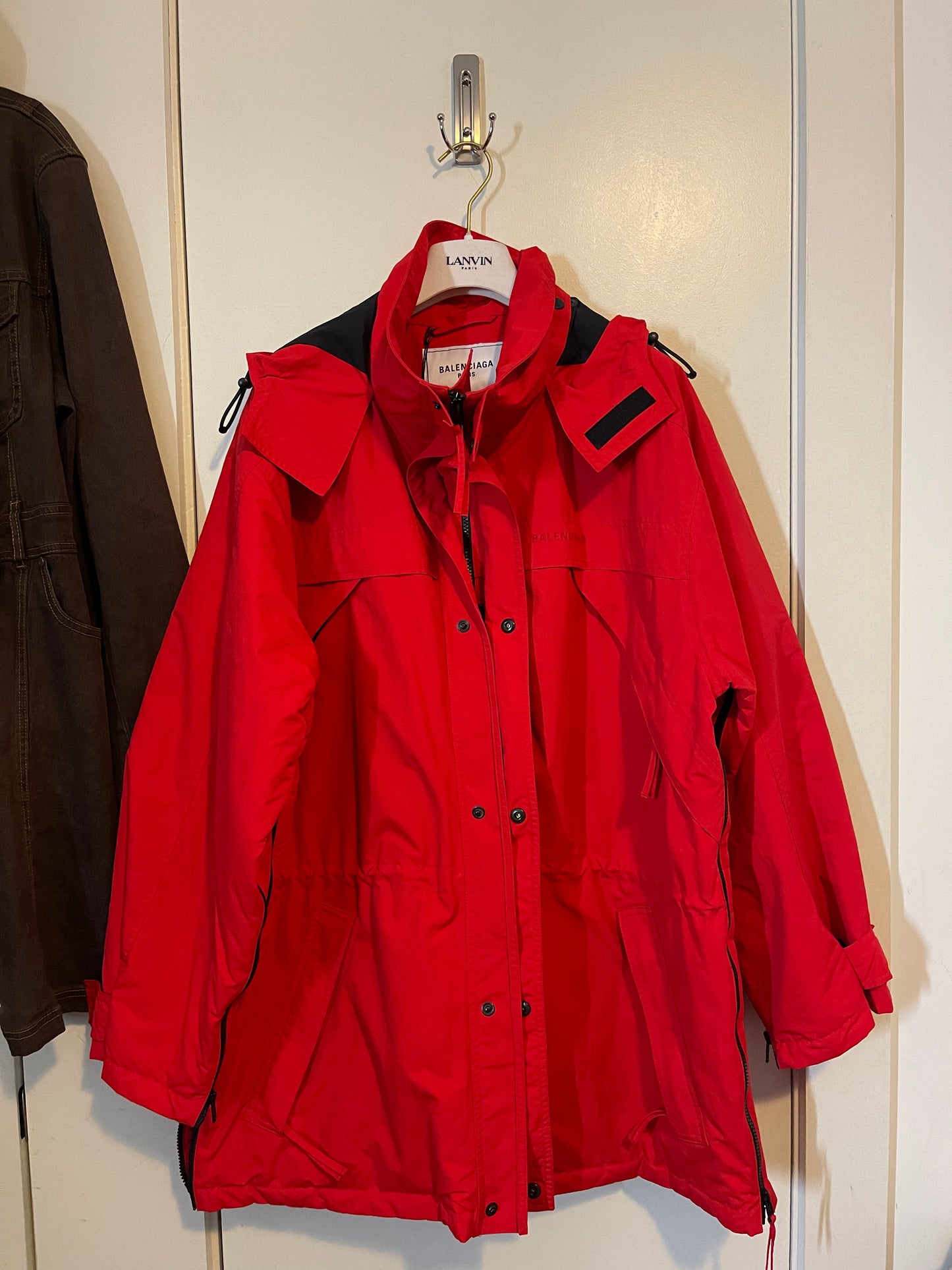 Balenciaga SS21 multi zip parka jacket