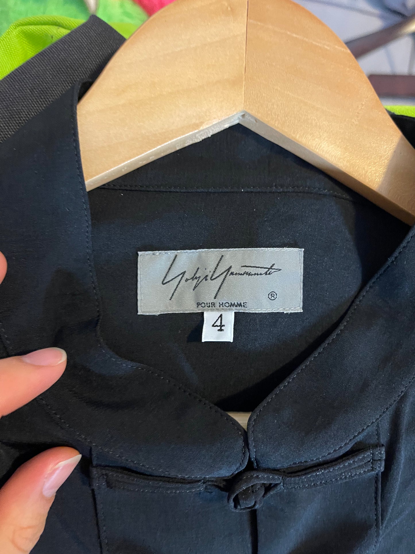 Yohji yamamoto pour homme China button down shirt
