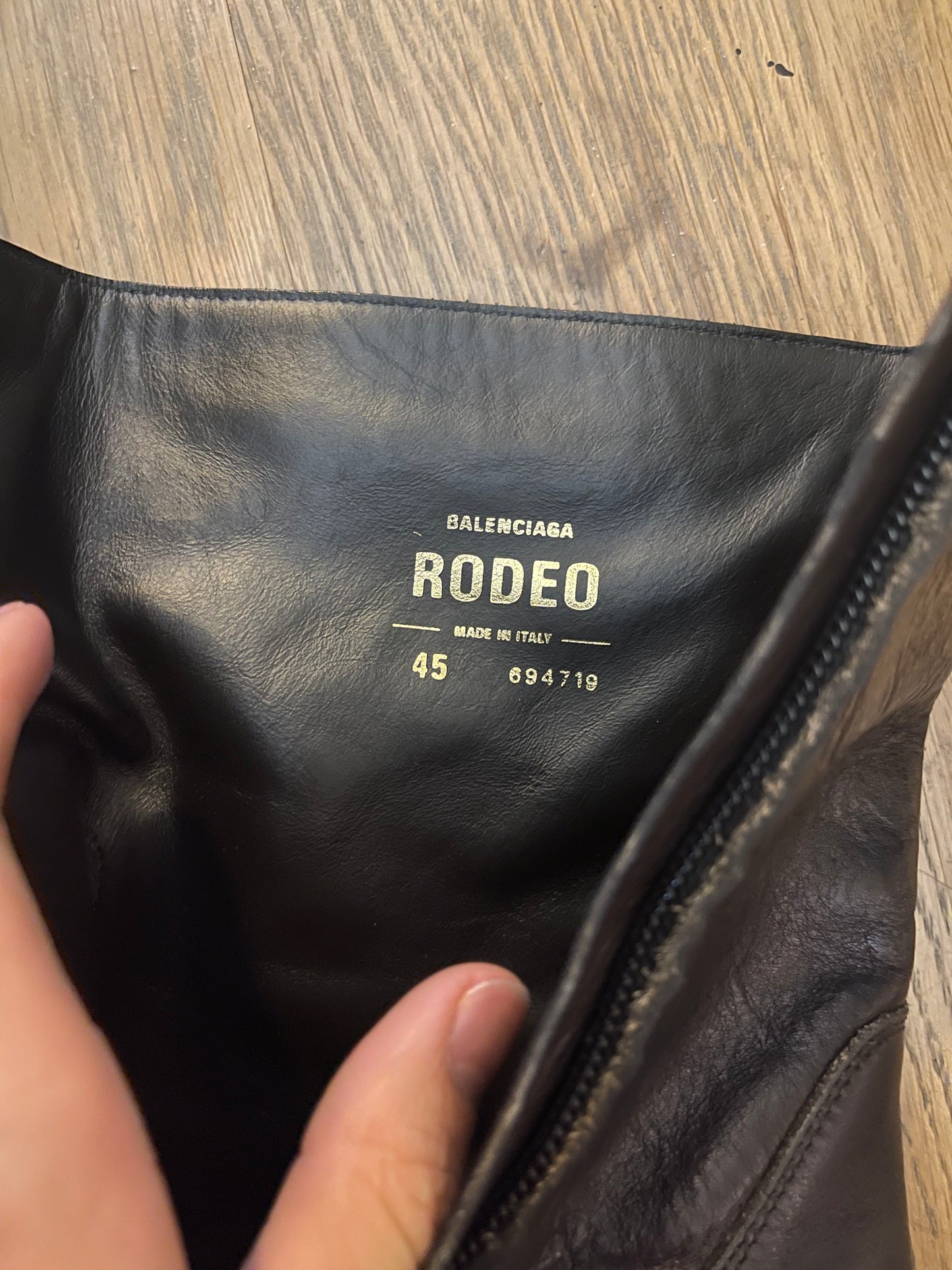Balenciaga SS22 Rodeo Extended Santiag boots