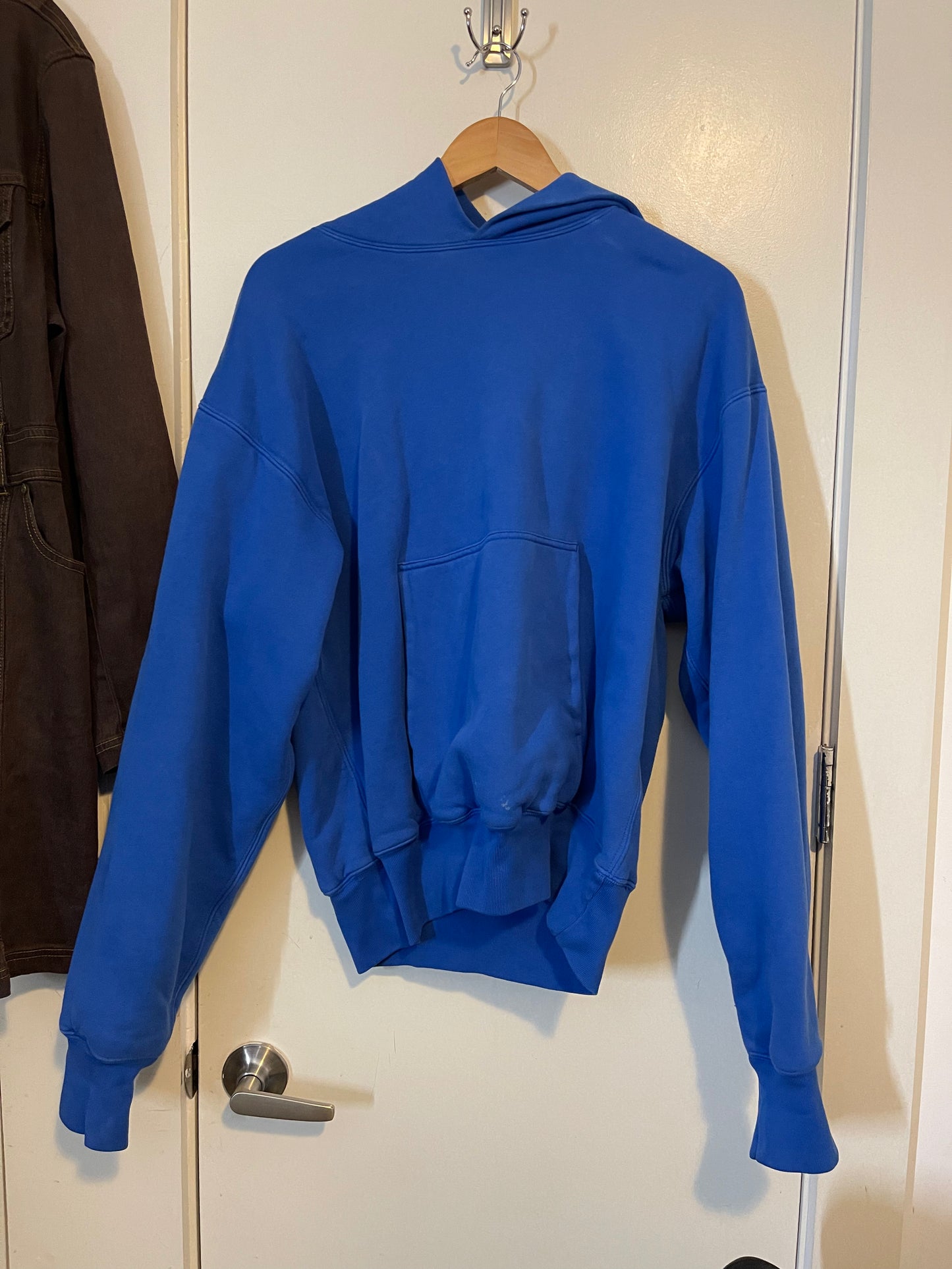 Yeezy gap cropped blue hoodie