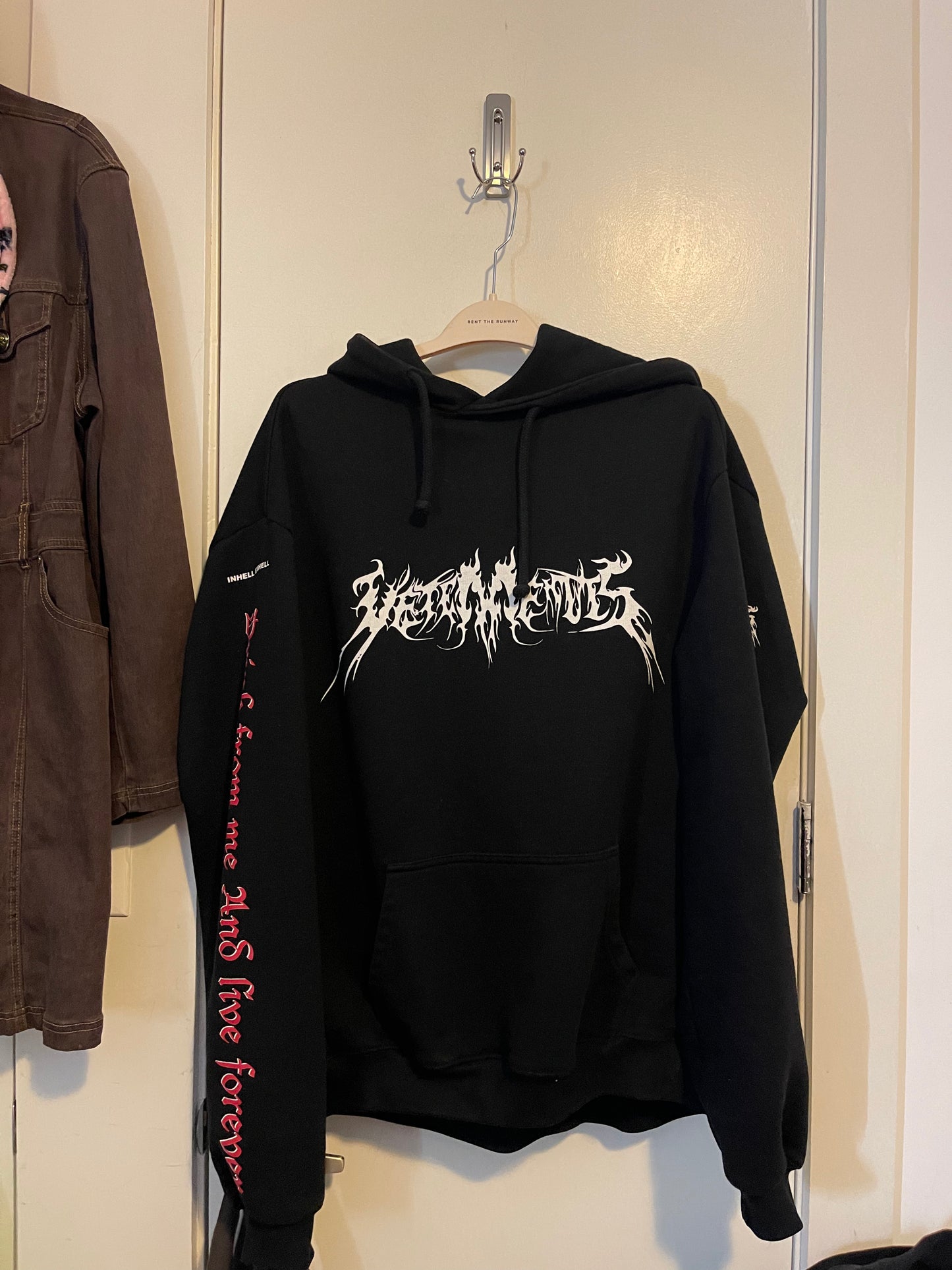 Vetements homme AW17 total fucking darkness hoodie