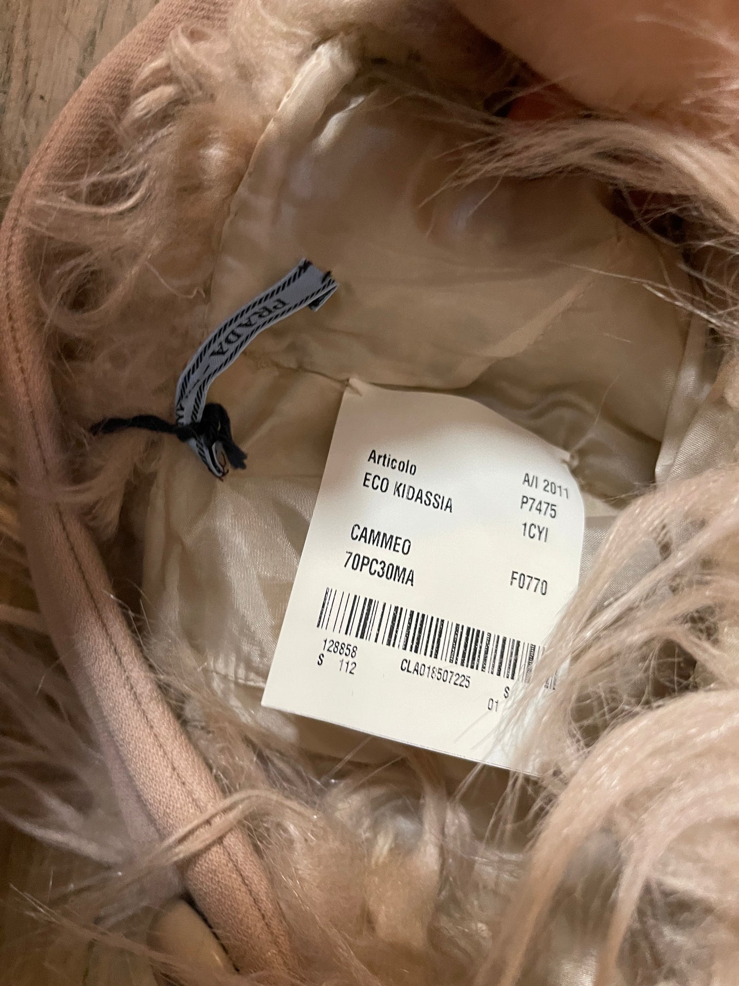 Prada AW11 Eskimo riding hat