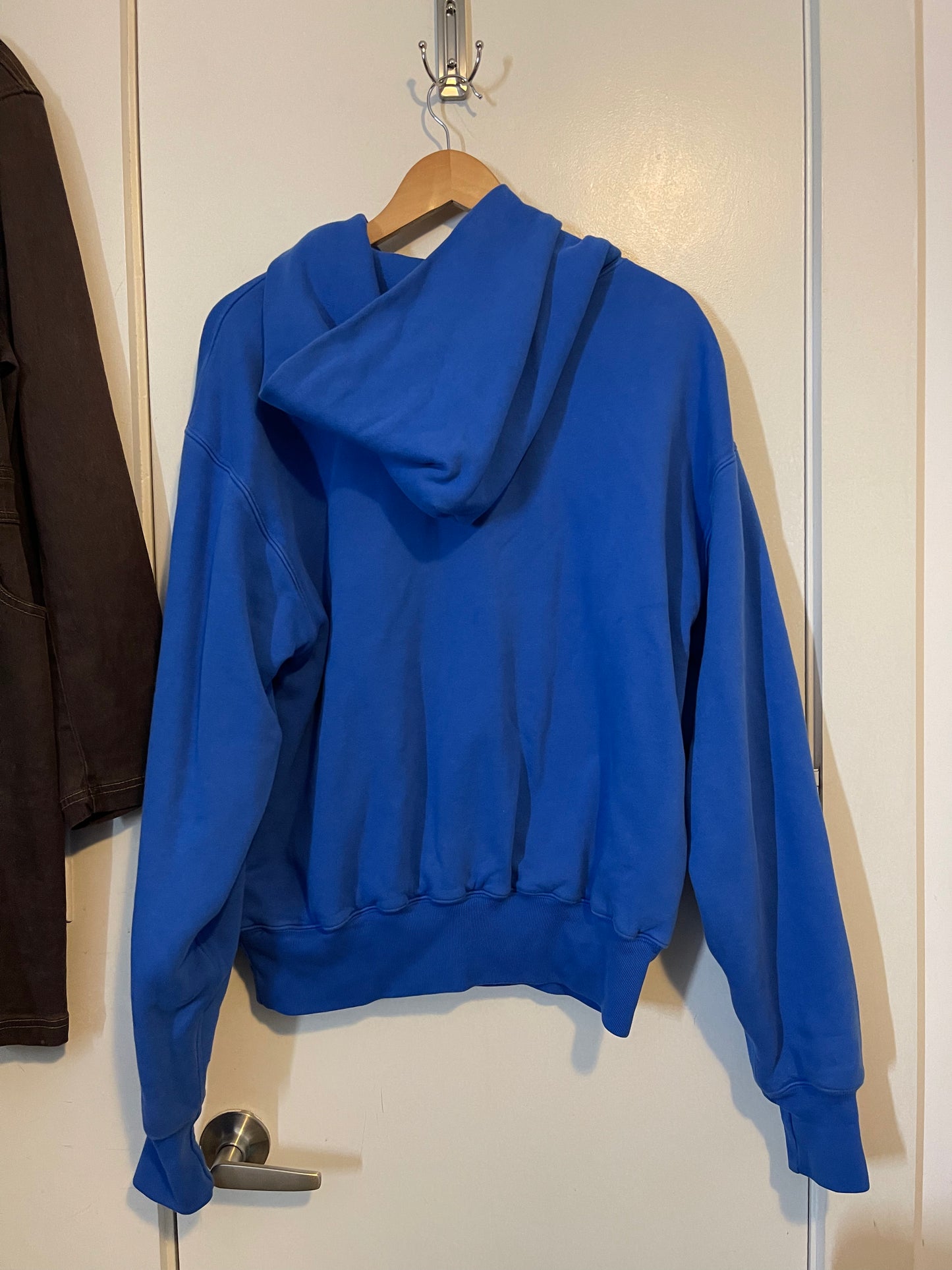 Yeezy gap cropped blue hoodie