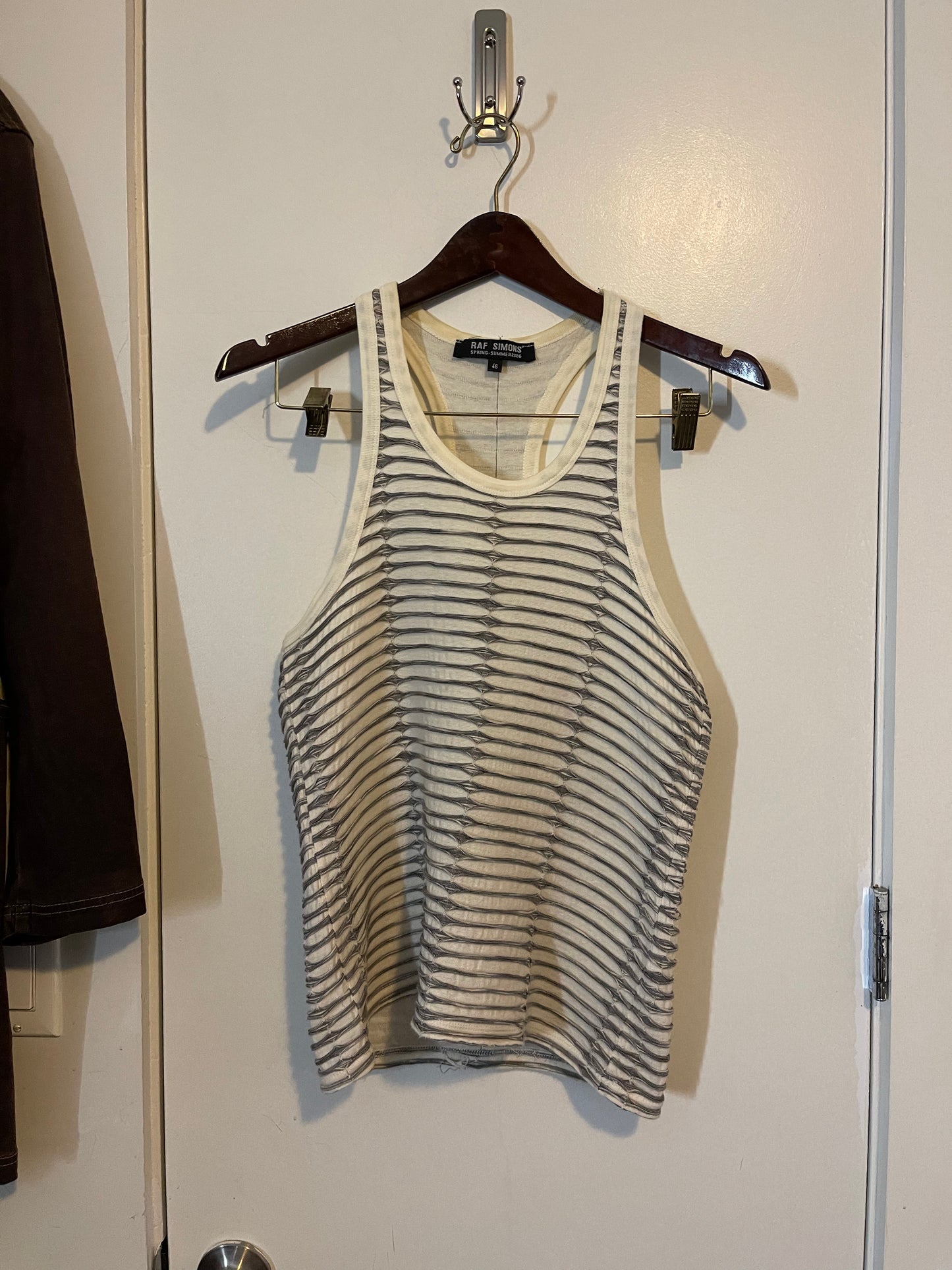 Raf Simons SS06 exoskeleton tank top