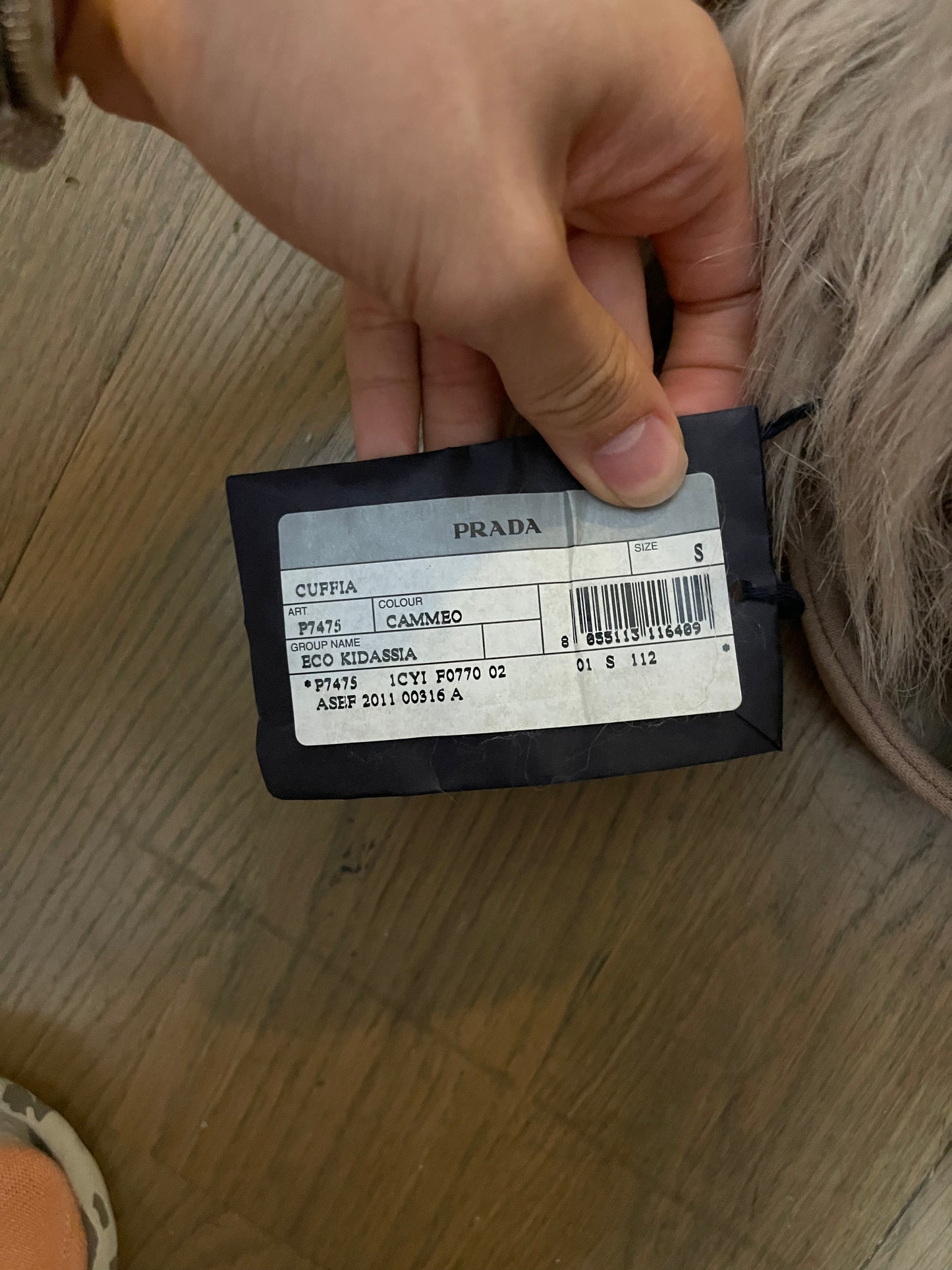 Prada AW11 Eskimo riding hat