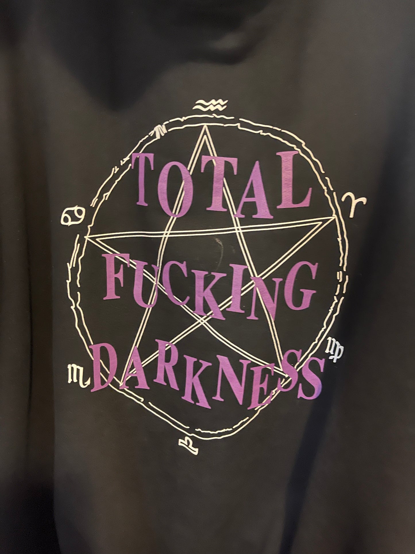 Vetements homme AW17 total fucking darkness hoodie