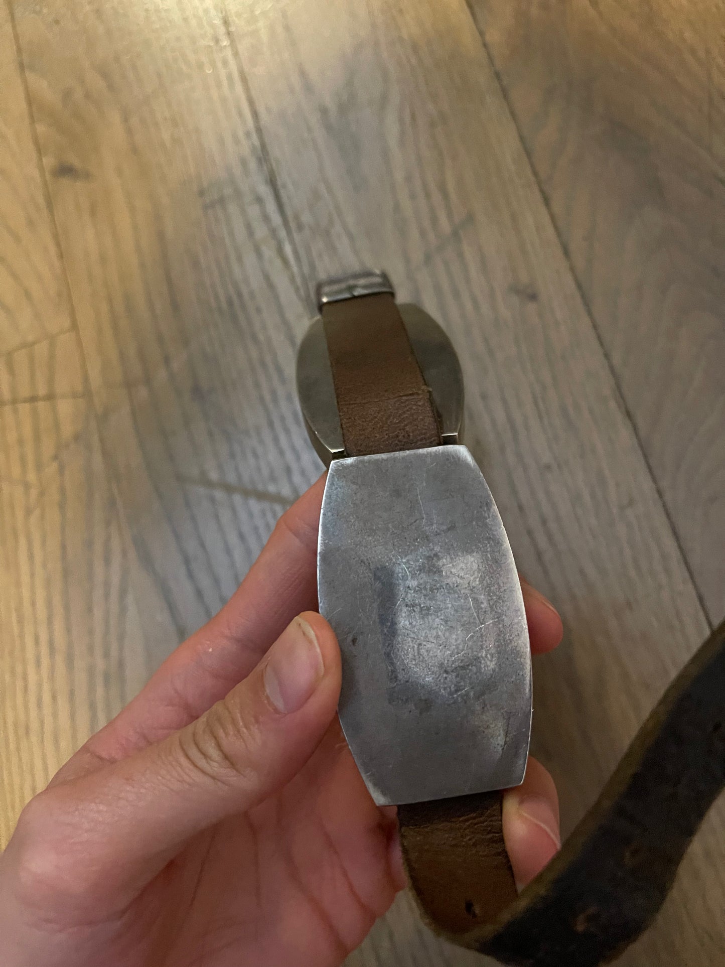 Carol Christian Poell Minimalist silver watch