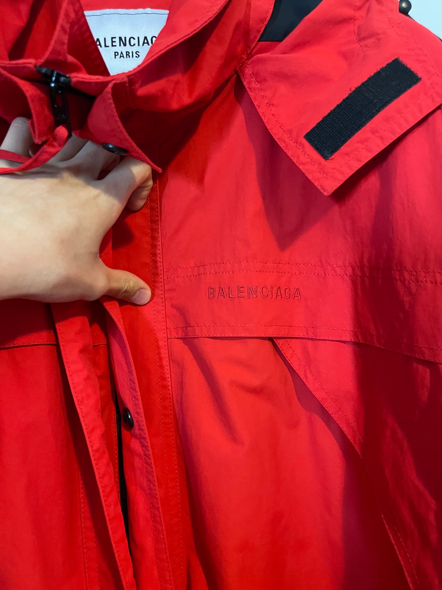 Balenciaga SS21 multi zip parka jacket