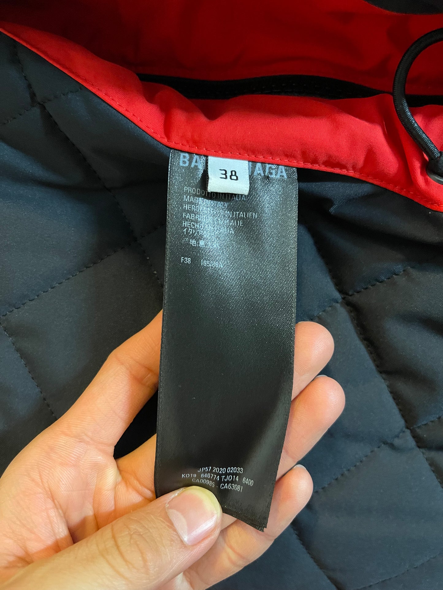 Balenciaga SS21 multi zip parka jacket