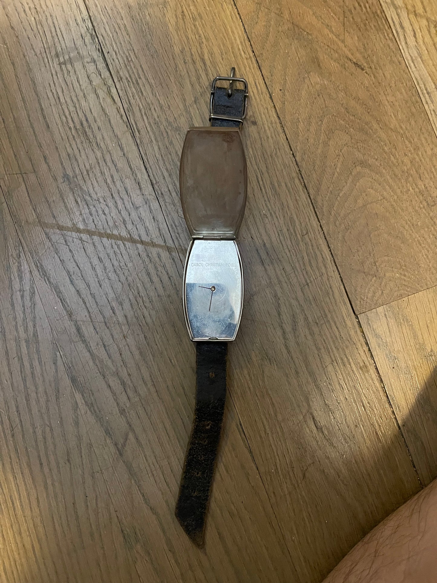 Carol Christian Poell Minimalist silver watch
