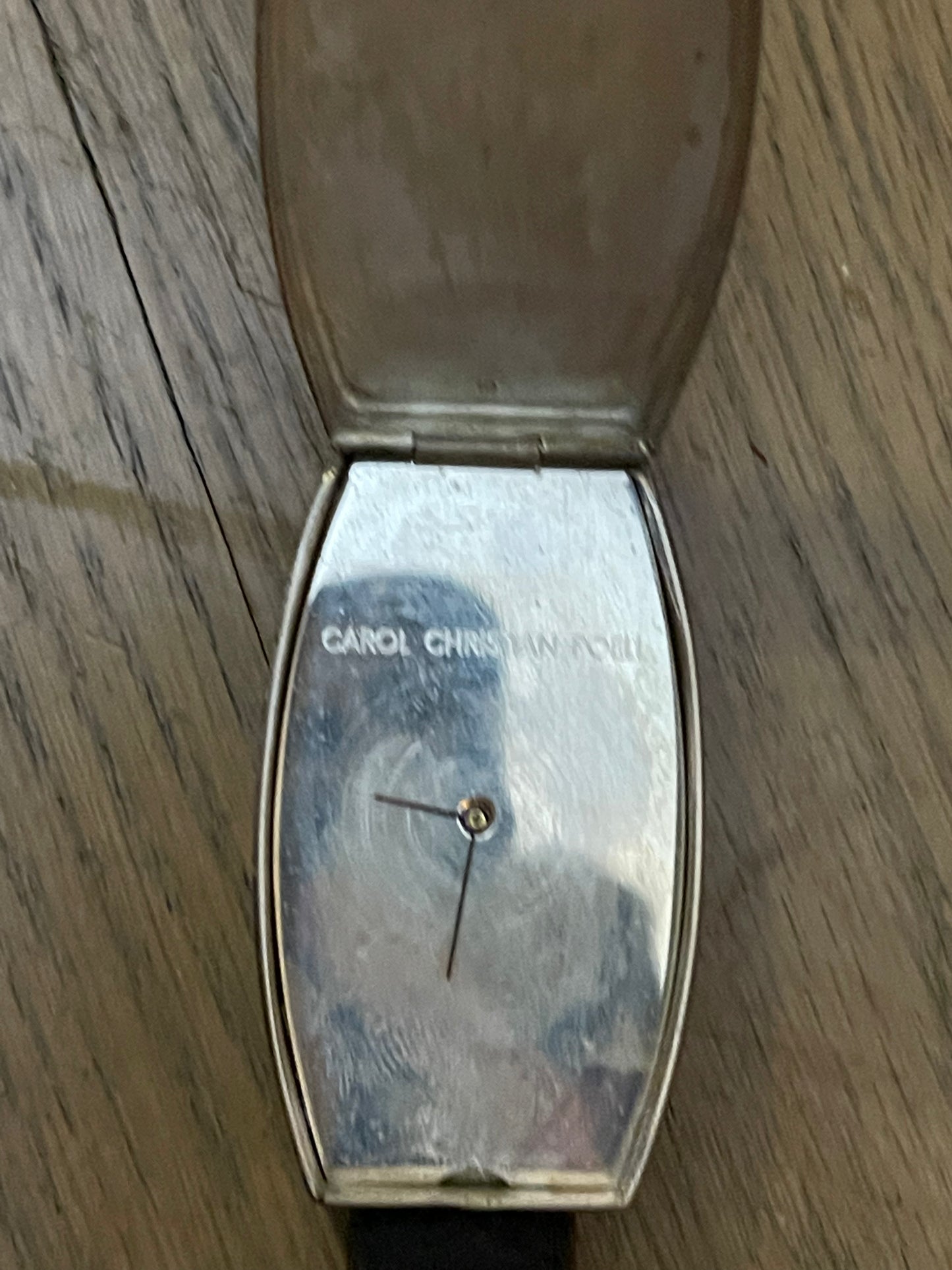 Carol Christian Poell Minimalist silver watch