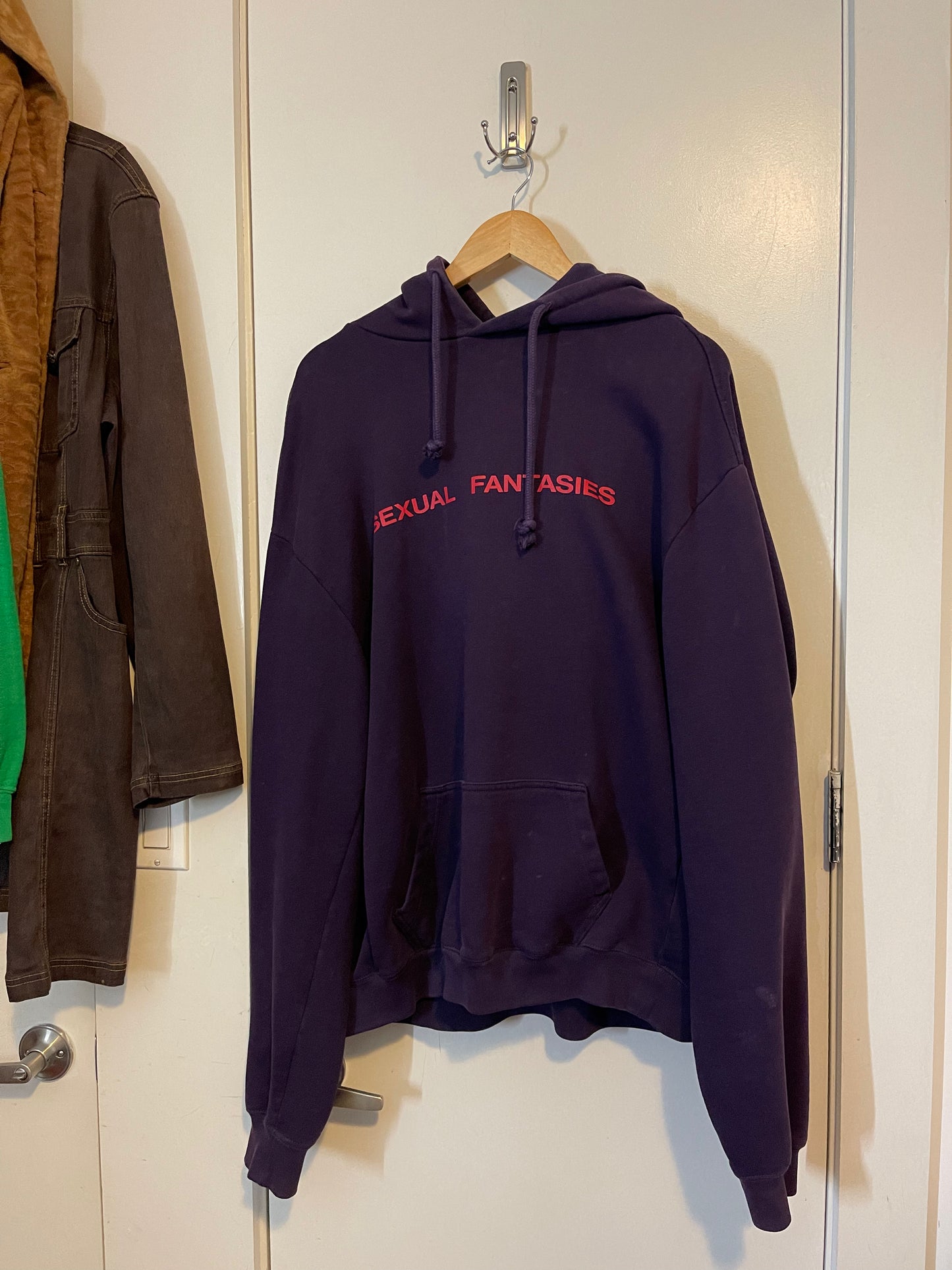 Vetements homme aw16 sexual fantasy hoodie