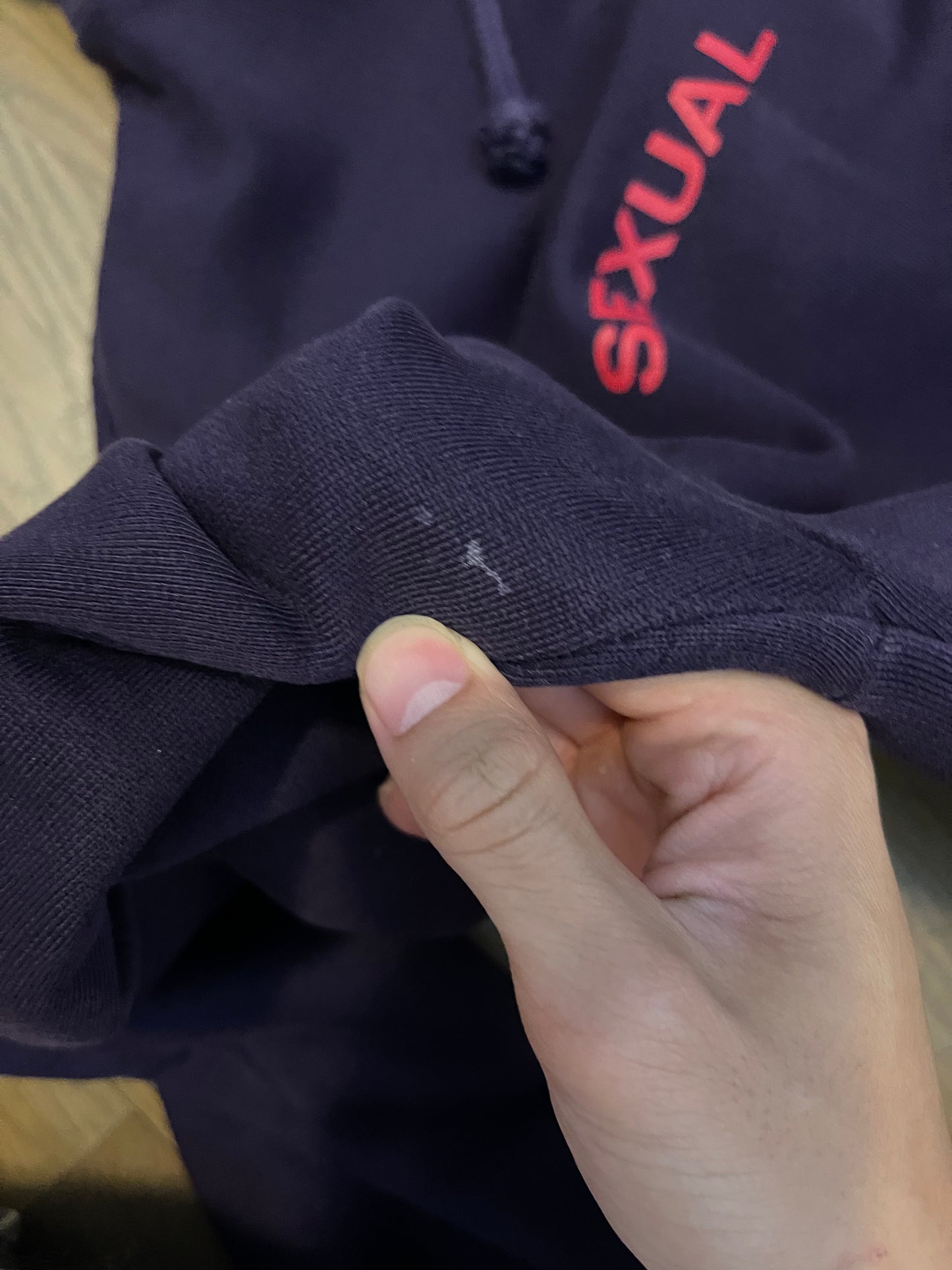 Vetements homme aw16 sexual fantasy hoodie