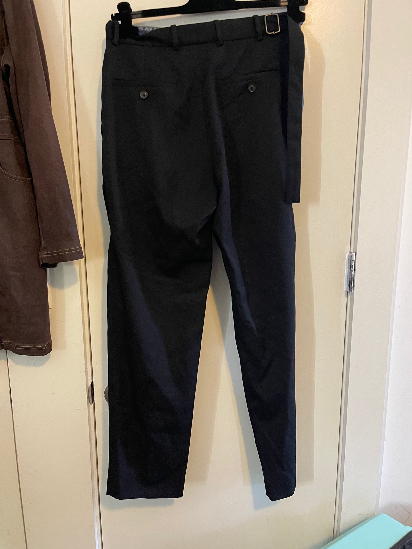Y project double trouser denim hybrid pants