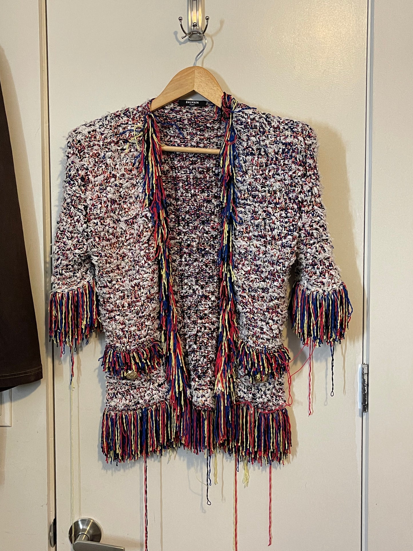 Balmain tweed 3/4 jacket