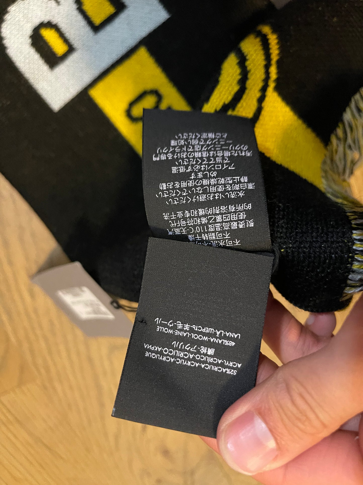 Balenciaga vintage logo scarf