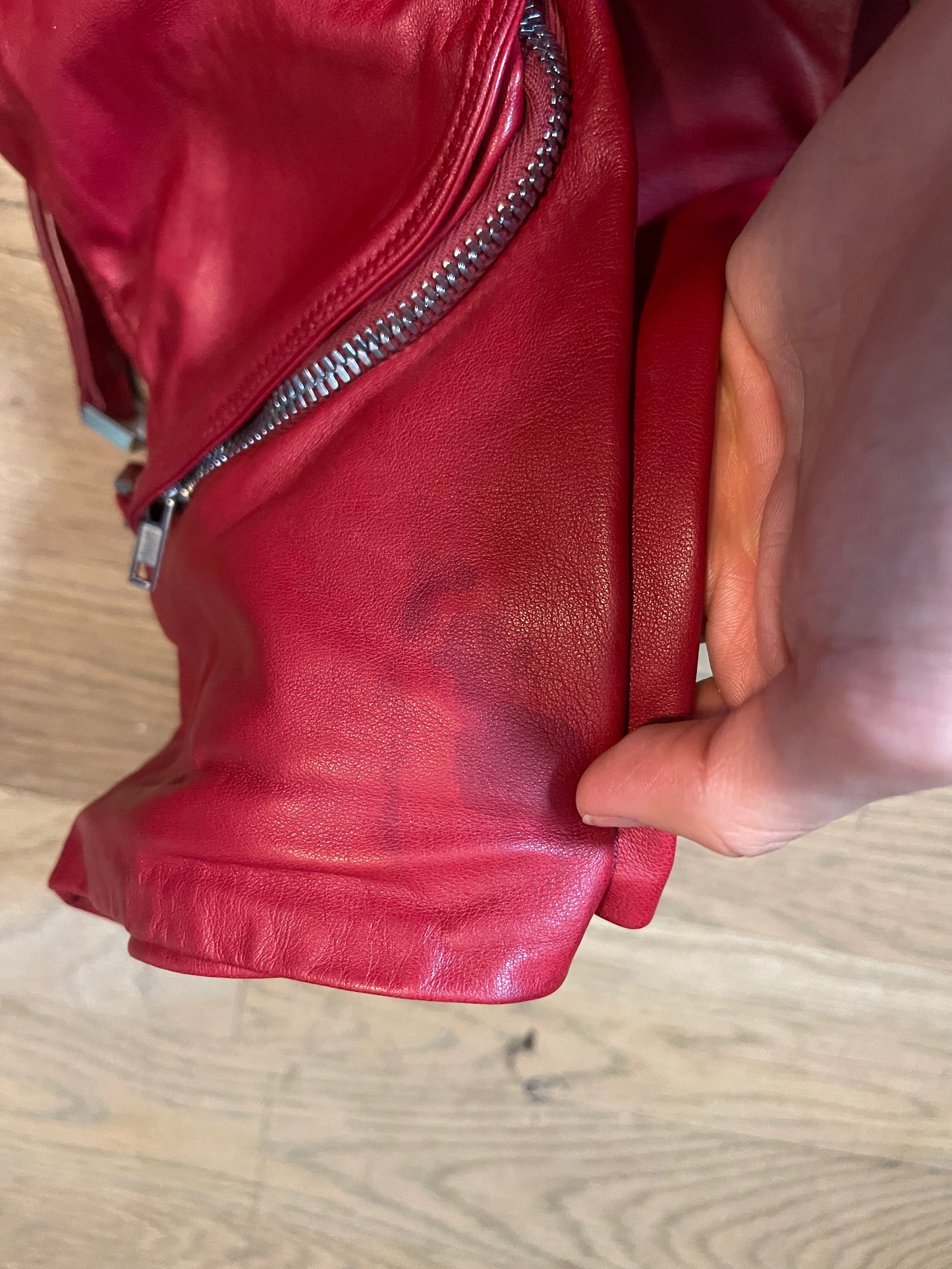 Rick Owens AW19 Larry Cardinal cargo gloves