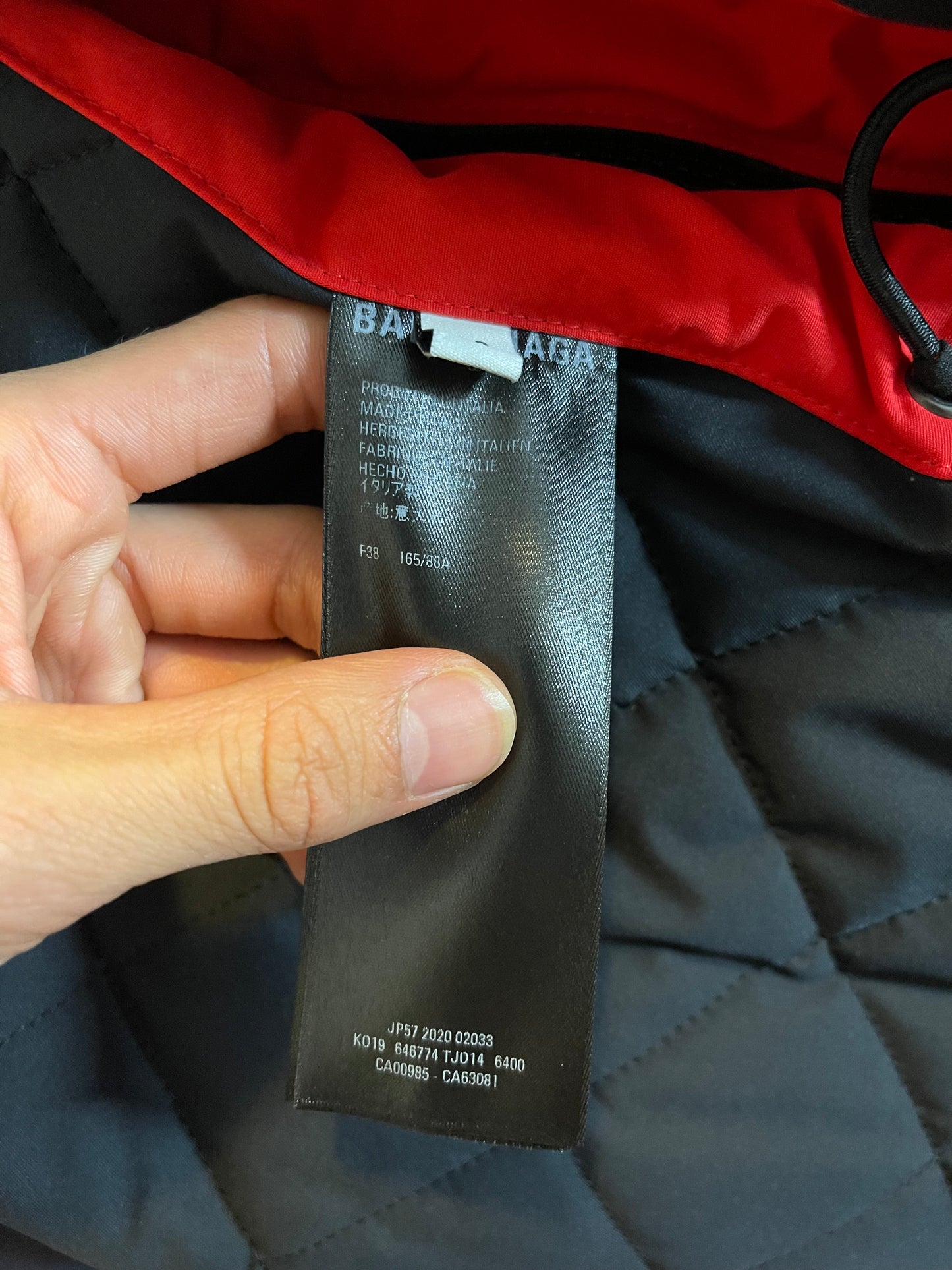 Balenciaga SS21 multi zip parka jacket
