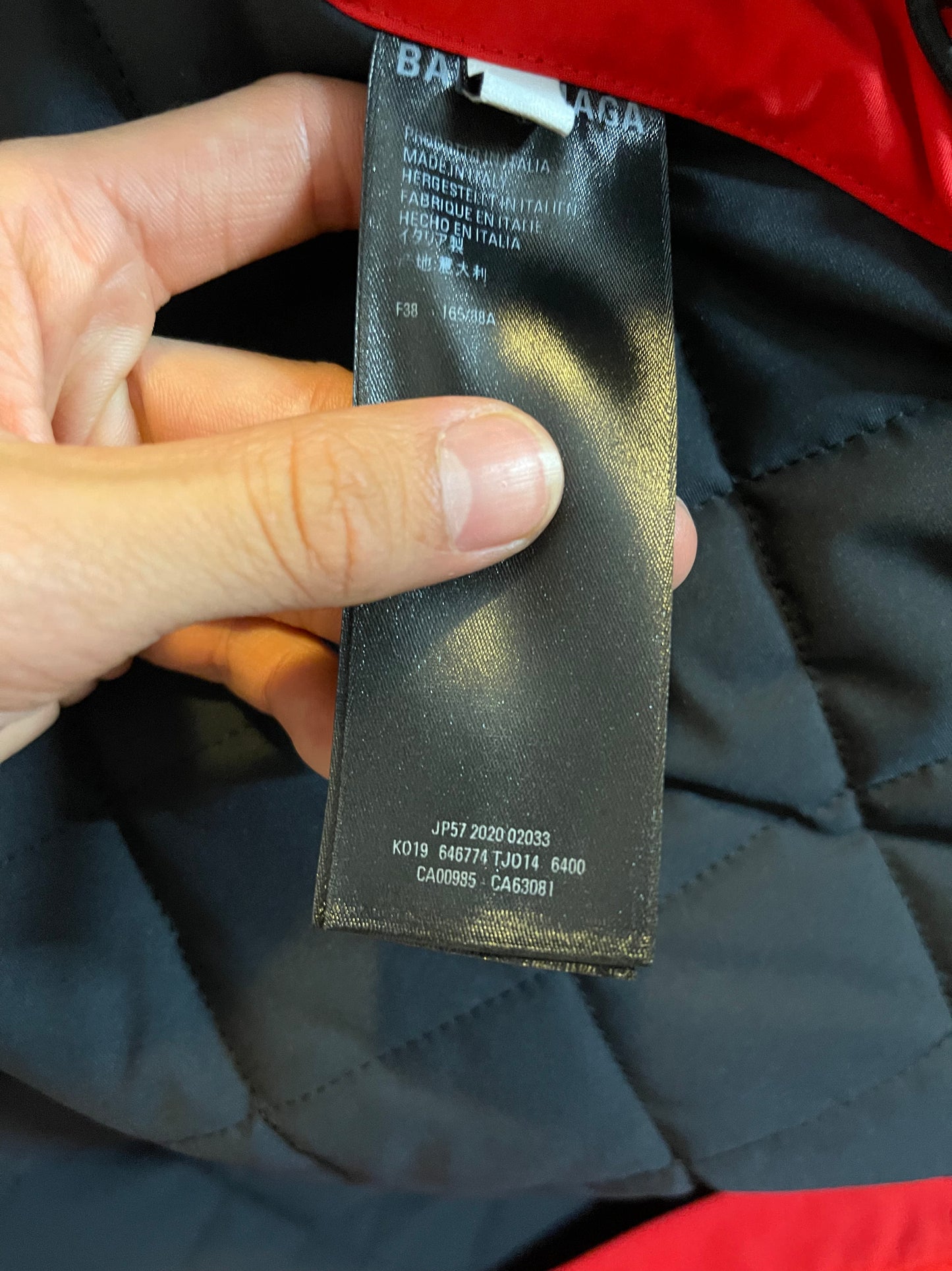 Balenciaga SS21 multi zip parka jacket
