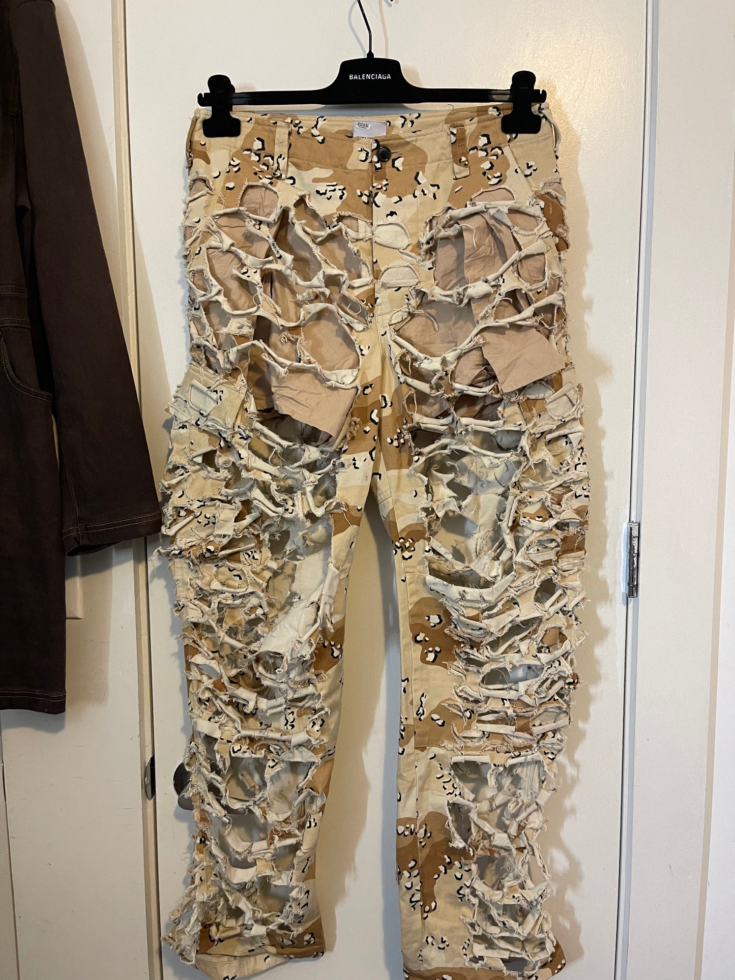 Vetements AW18 laser cut pants